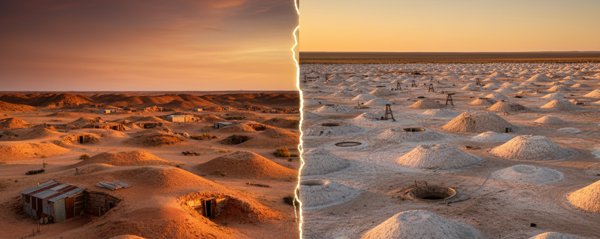 Andamooka vs Coober Pedy