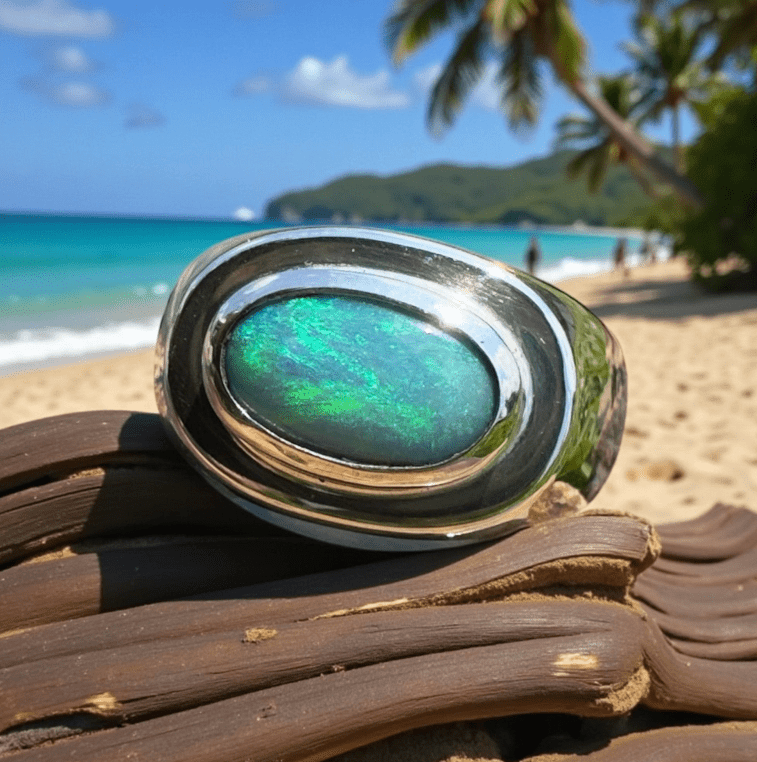 Bells Beach Blues ~ A Ring of Ocean - Iona Opal Australia