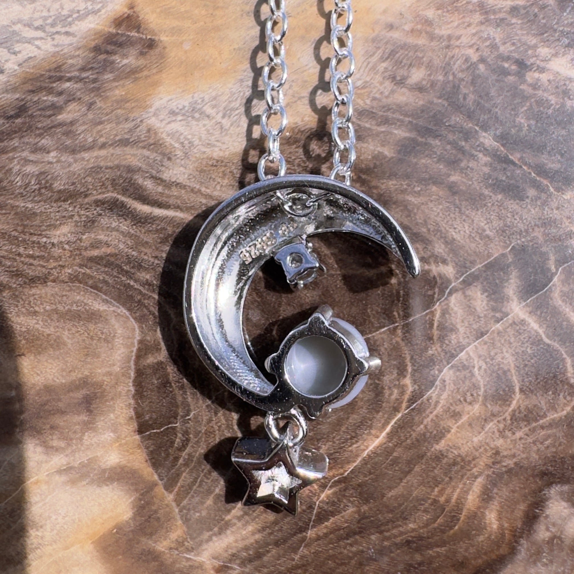 0.3ct Lightning Ridge Opal Pendant Necklace ~ 'Mount Remarkable Char' | 925 Sterling Silver | Solid Australian Opal