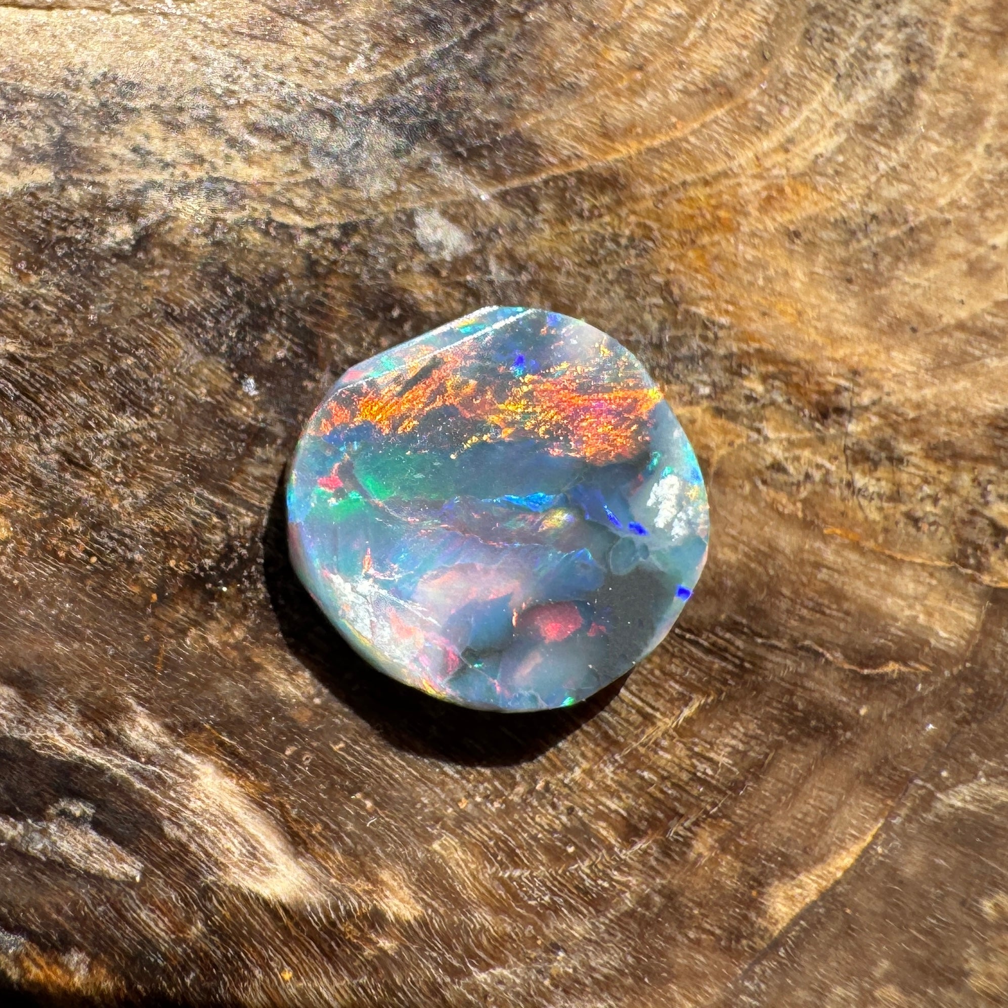 0.5ct Lightning Ridge Black Opal | Solid Australian Opal | Hand-Cut