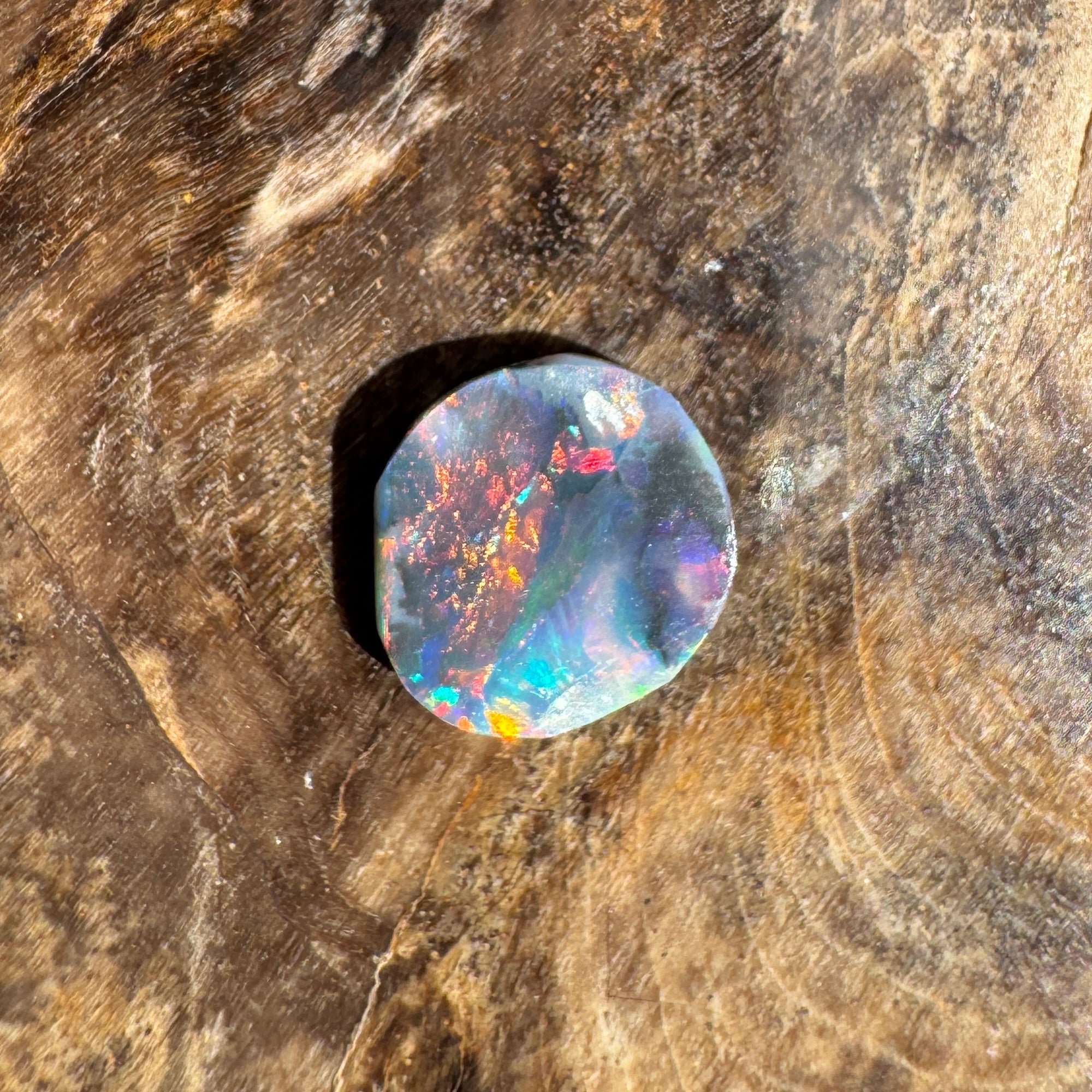 0.5ct Lightning Ridge Black Opal | Solid Australian Opal | Hand-Cut
