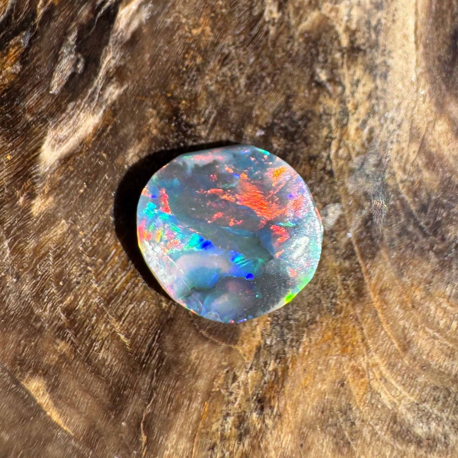 0.5ct Lightning Ridge Black Opal | Solid Australian Opal | Hand-Cut