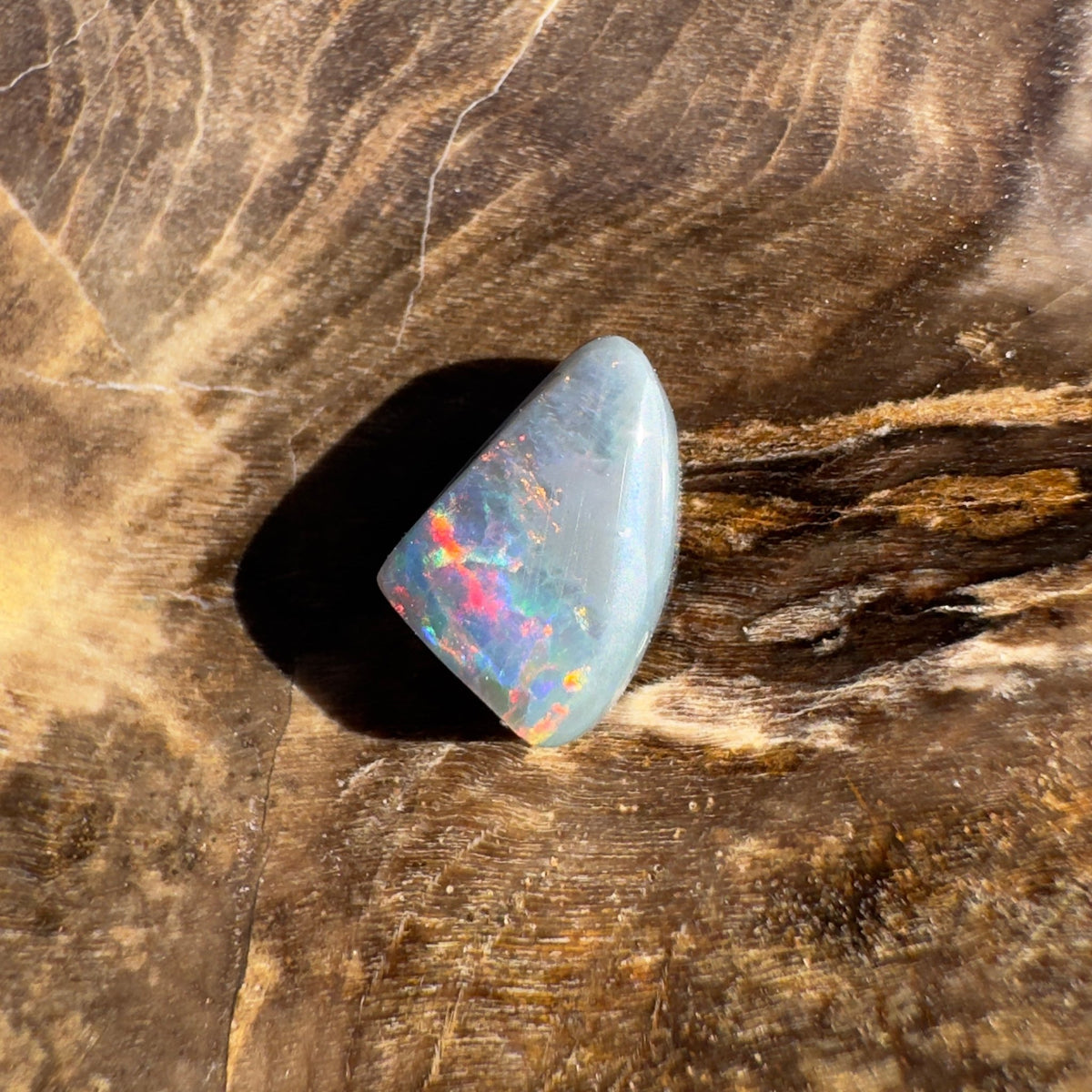 0.6ct Lightning Ridge Semi Black Opal | Solid Australian Opal | Hand-Cut