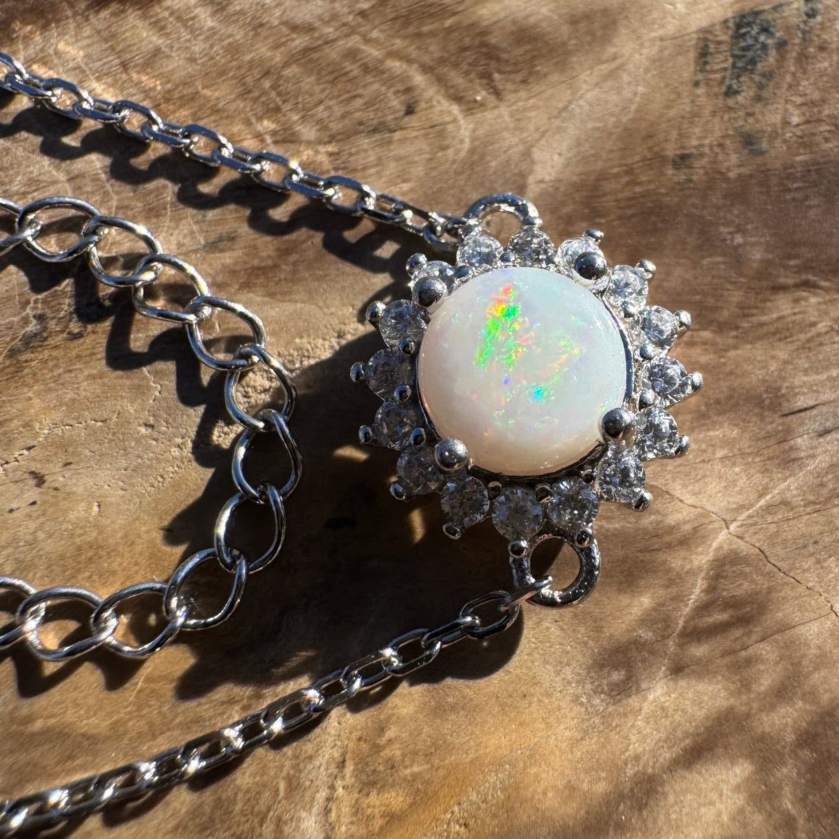 0.7ct Coober Pedy Opal Bracelet ~ 'Tathra Tide' | 925 Sterling Silver | Solid Australian Opal