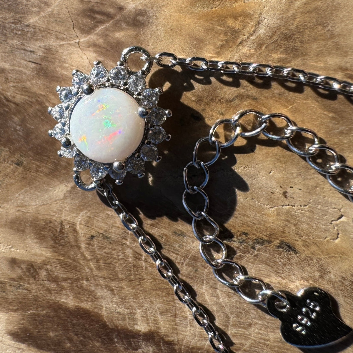 0.7ct Coober Pedy Opal Bracelet ~ 'Tathra Tide' | 925 Sterling Silver | Solid Australian Opal