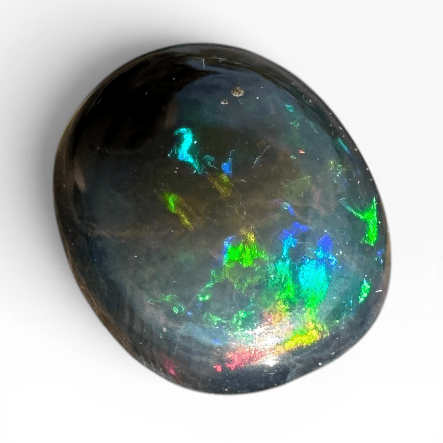 0.7ct Lightning Ridge Black Opal | Solid Australian Opal | Hand-Cut