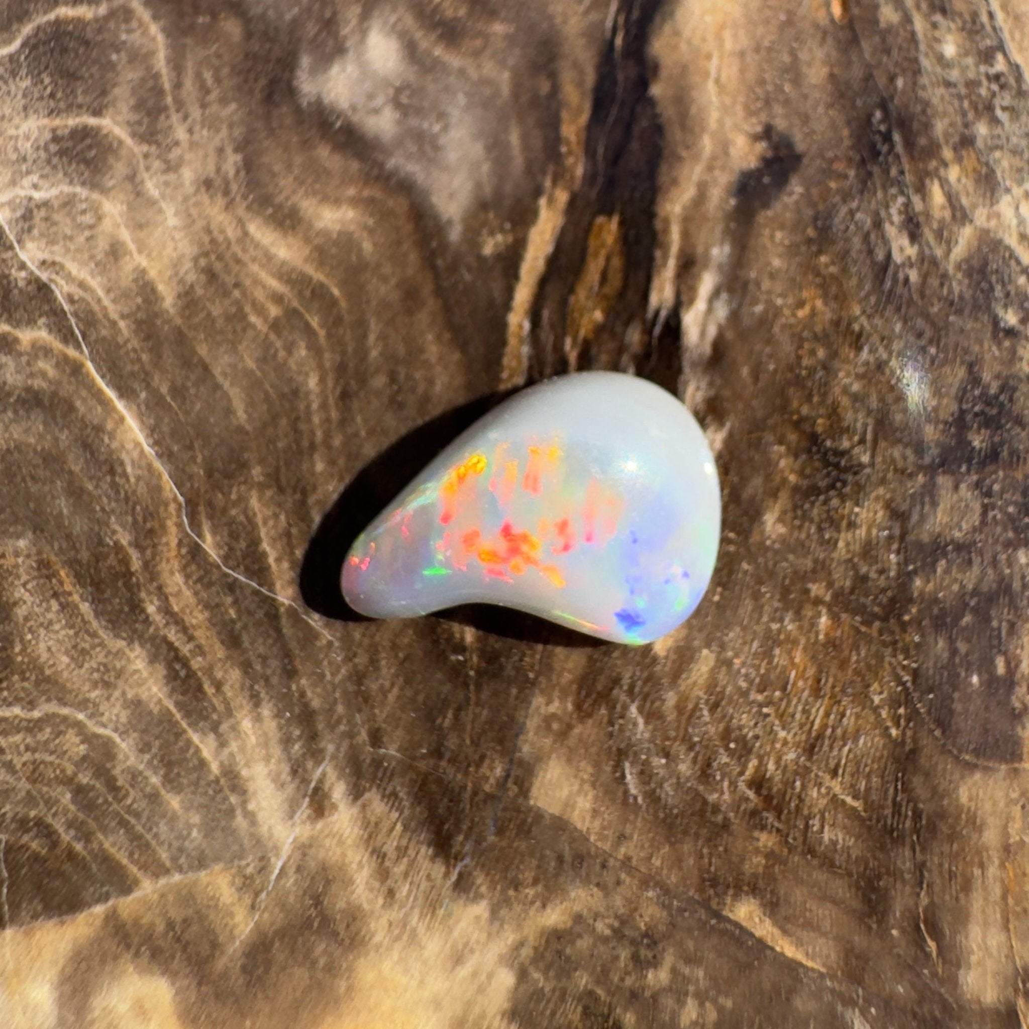0.7ct Lightning Ridge Semi Black Opal | Solid Australian Opal