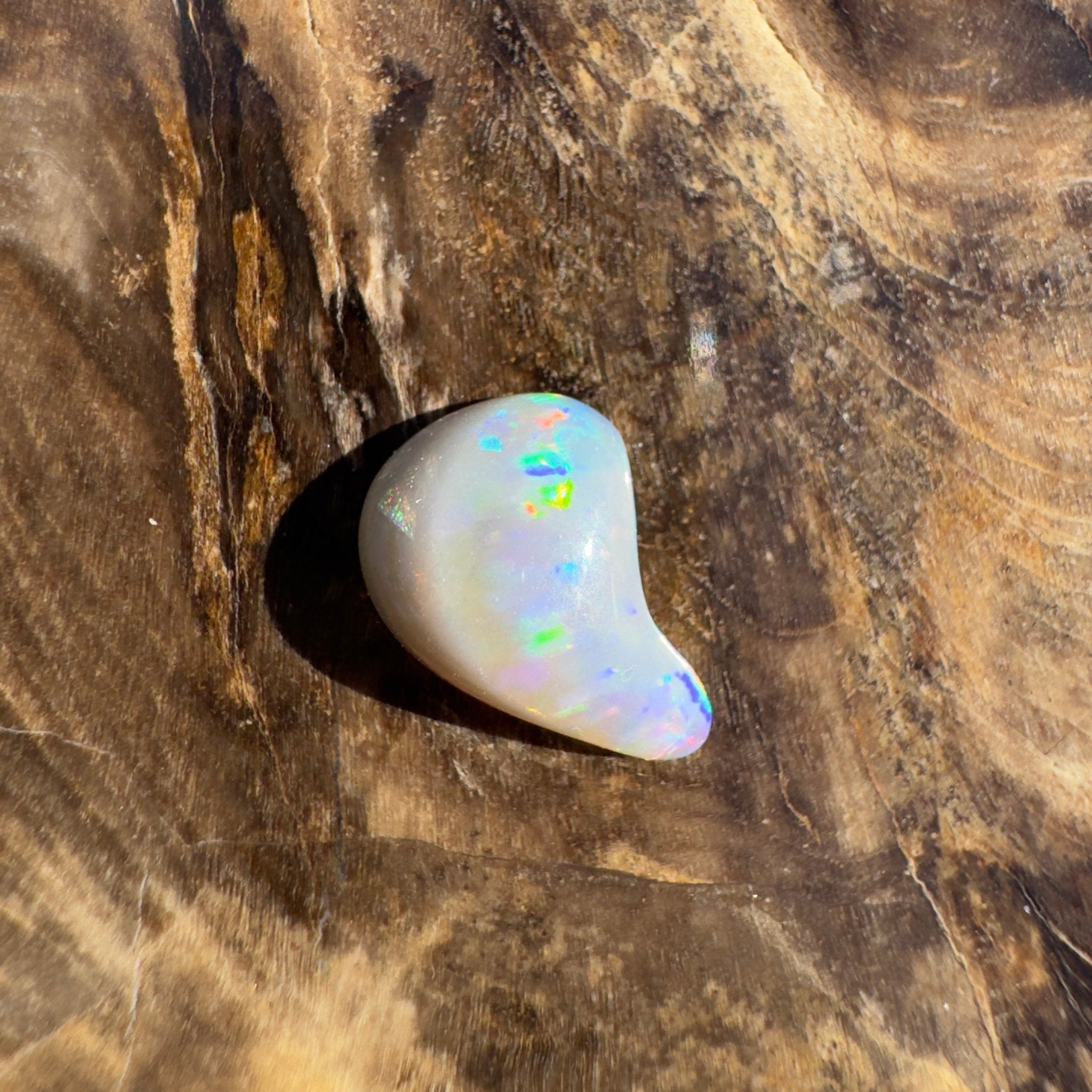 0.7ct Lightning Ridge Semi Black Opal | Solid Australian Opal