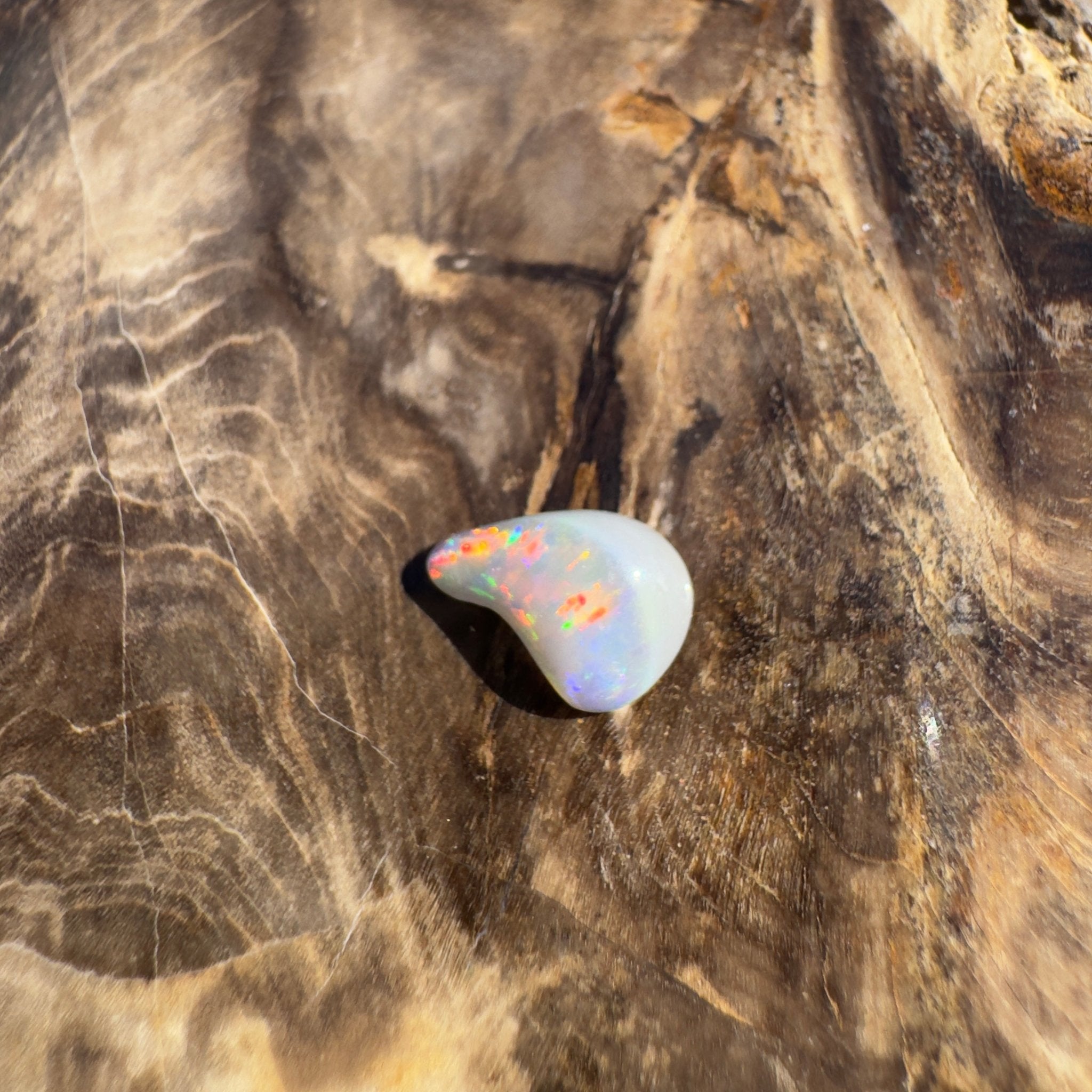 0.7ct Lightning Ridge Semi Black Opal | Solid Australian Opal