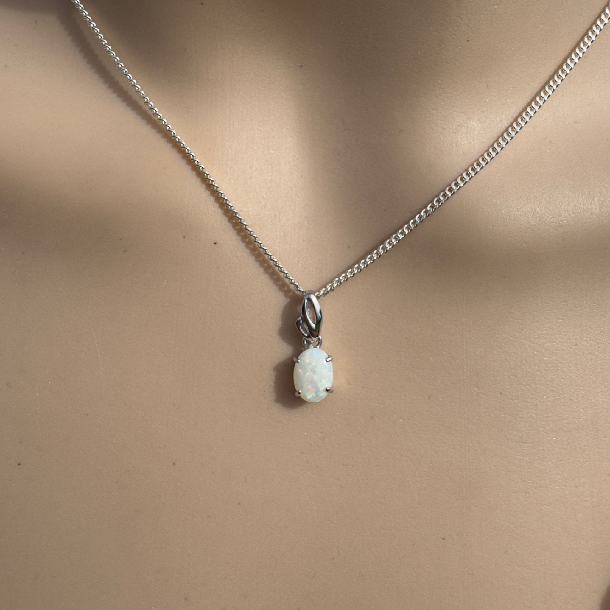 0.9ct Coober Pedy Opal Pendant Necklace ~ 'Hyams Beach Honey' | 925 Sterling Silver | Solid Australian Opal