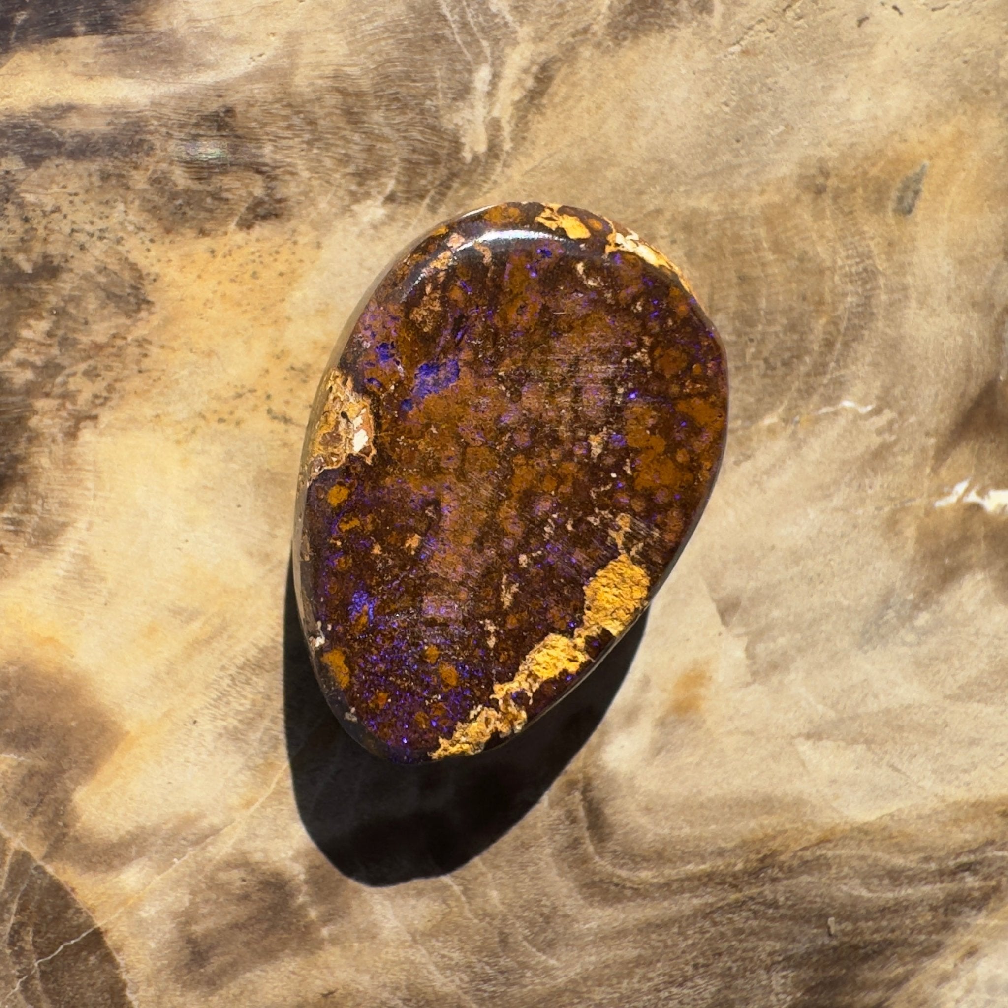 10.3ct Queensland Boulder Opal | Solid Australian Opal | Hand-Cut