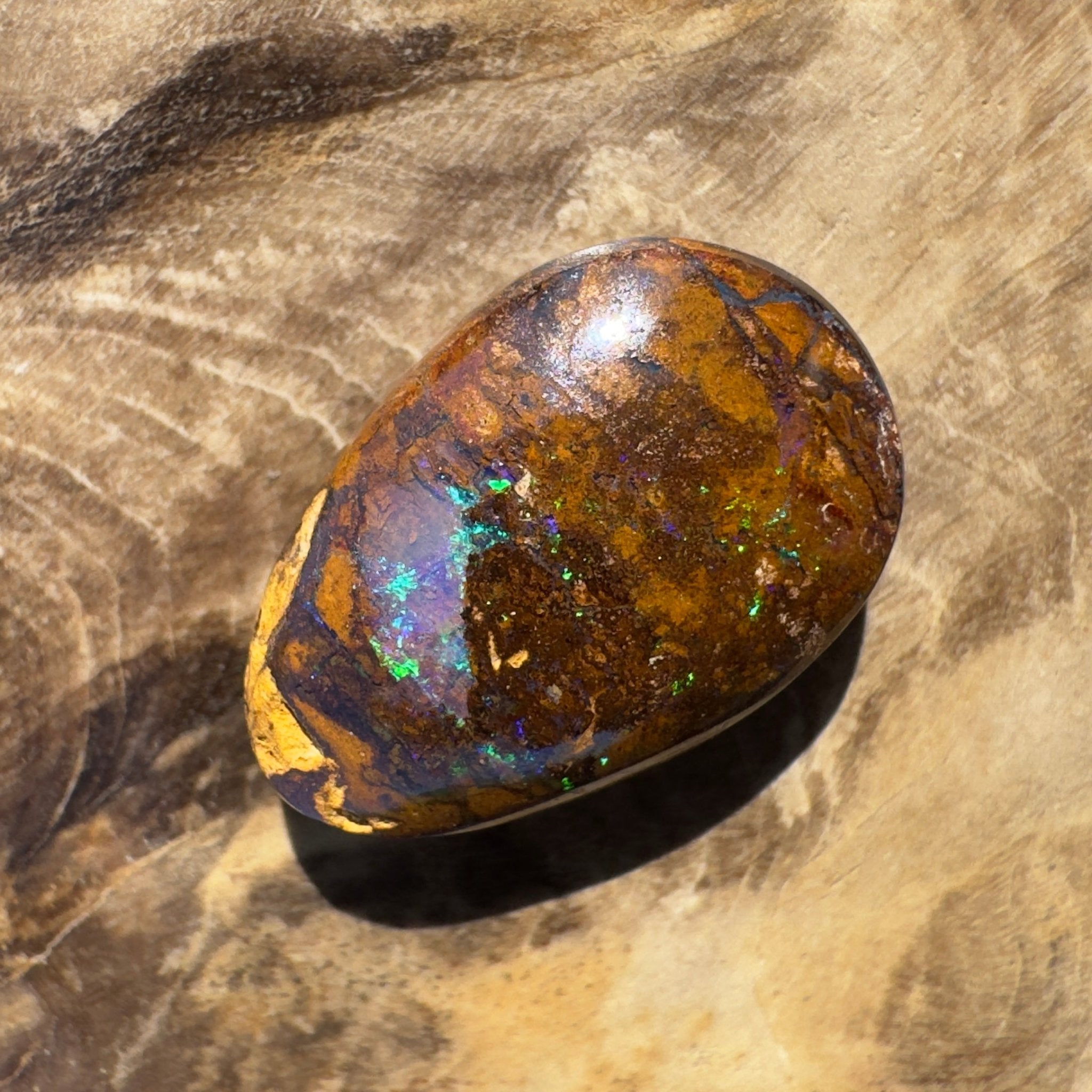 10.3ct Queensland Boulder Opal | Solid Australian Opal | Hand-Cut