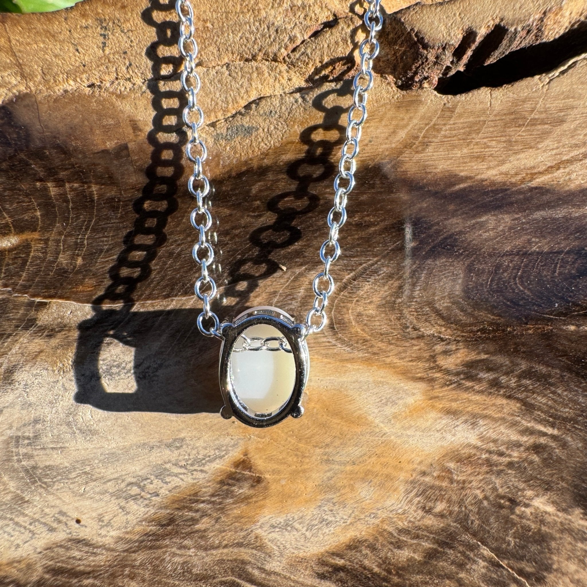 1.1ct Coober Pedy Opal Pendant Necklace ~ 'Loch Ard Luminescence~' | 925 Sterling Silver | Solid Australian Opal