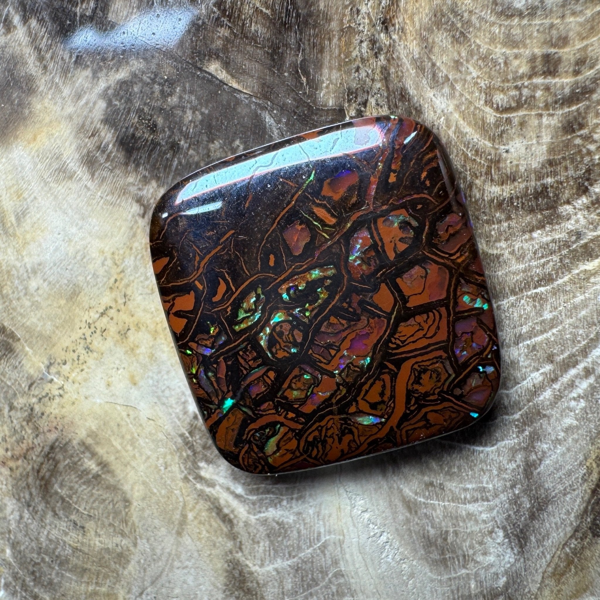 11ct Hand - cut Queensland Boulder Opal