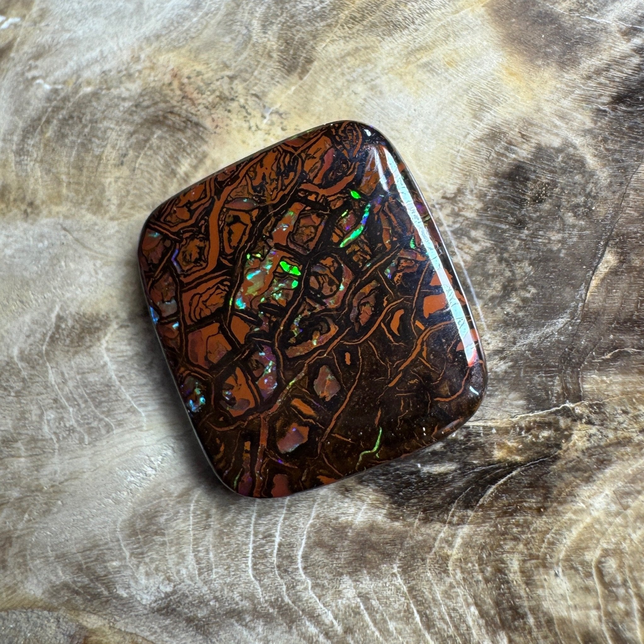 11ct Hand - cut Queensland Boulder Opal