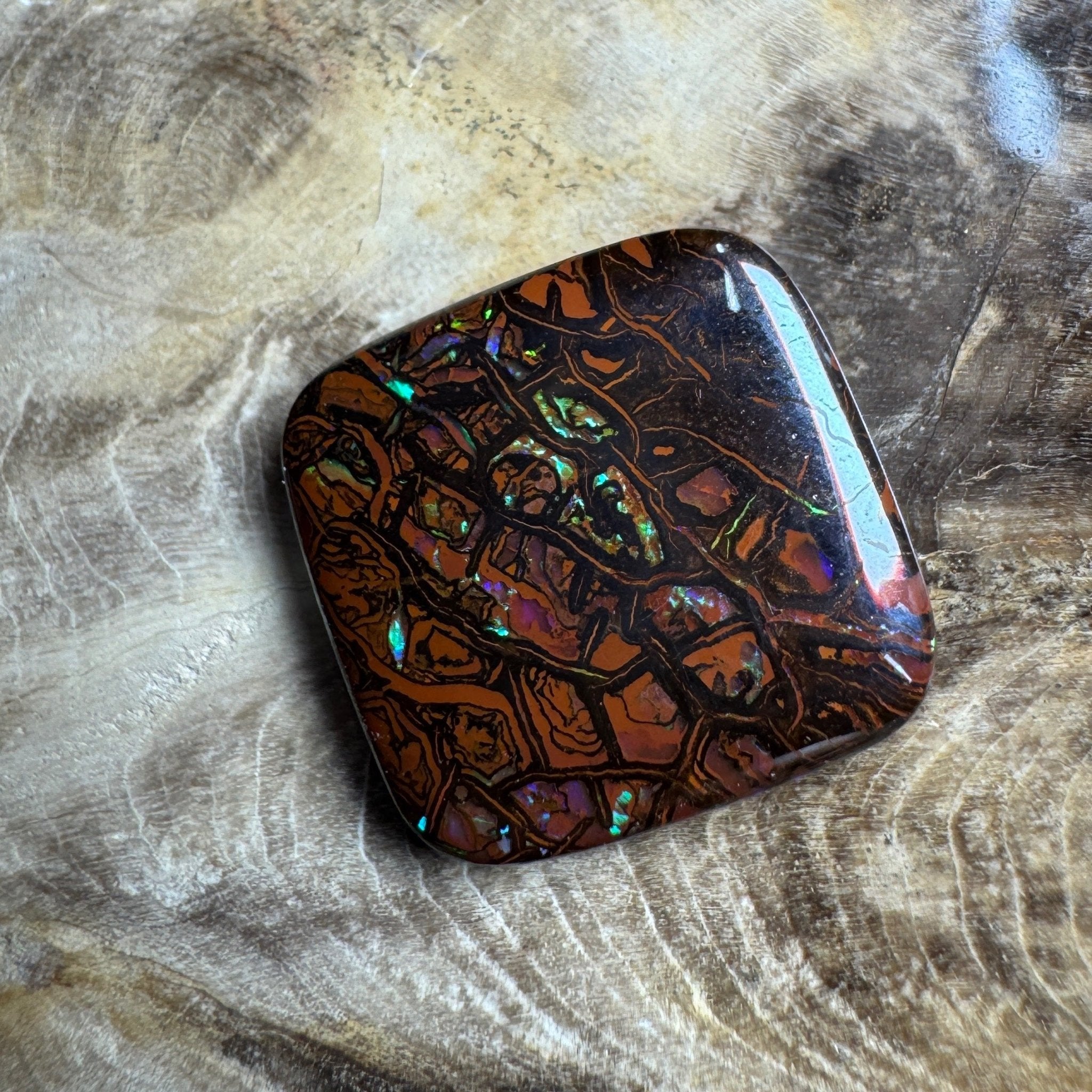 11ct Hand - cut Queensland Boulder Opal
