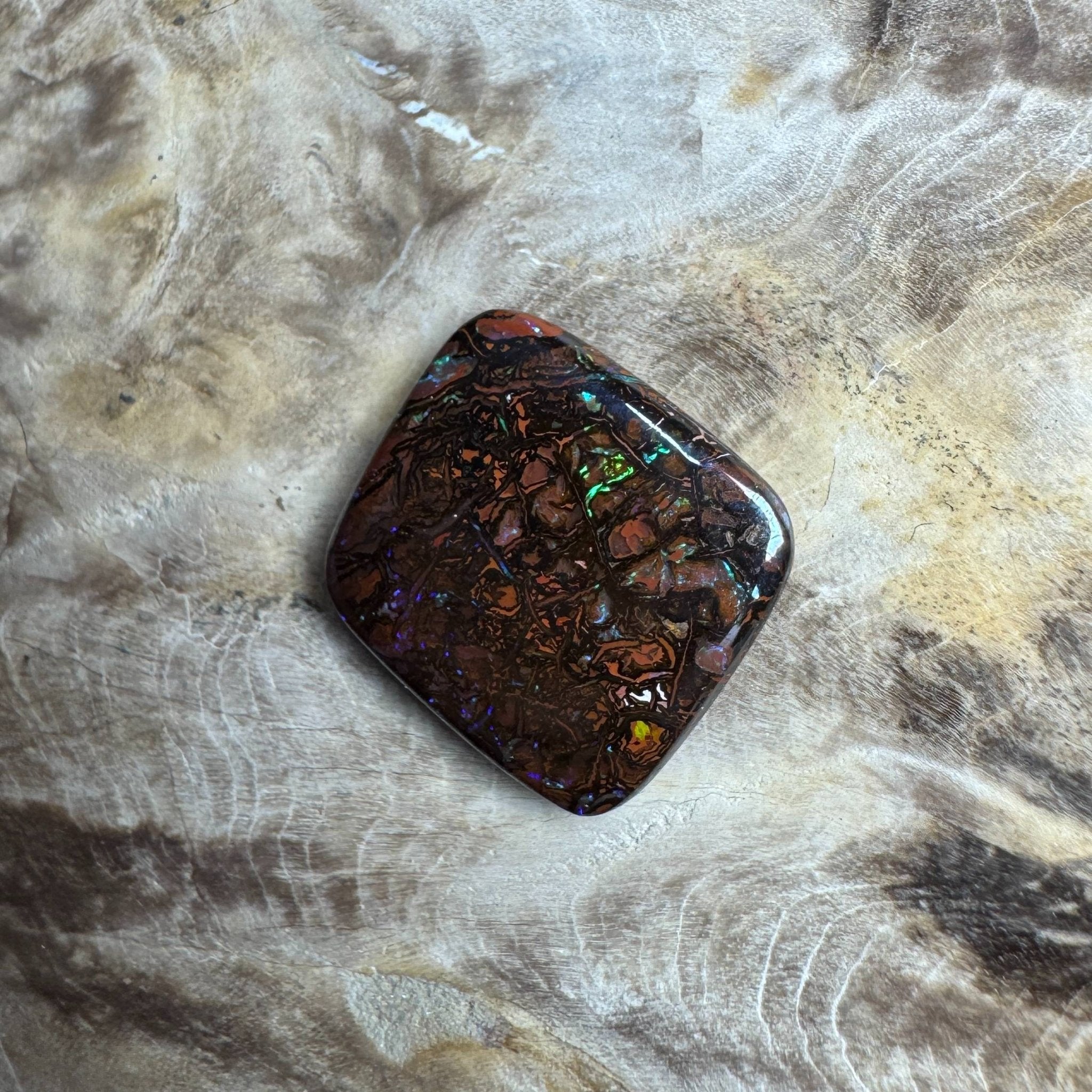 11ct Hand - cut Queensland Boulder Opal