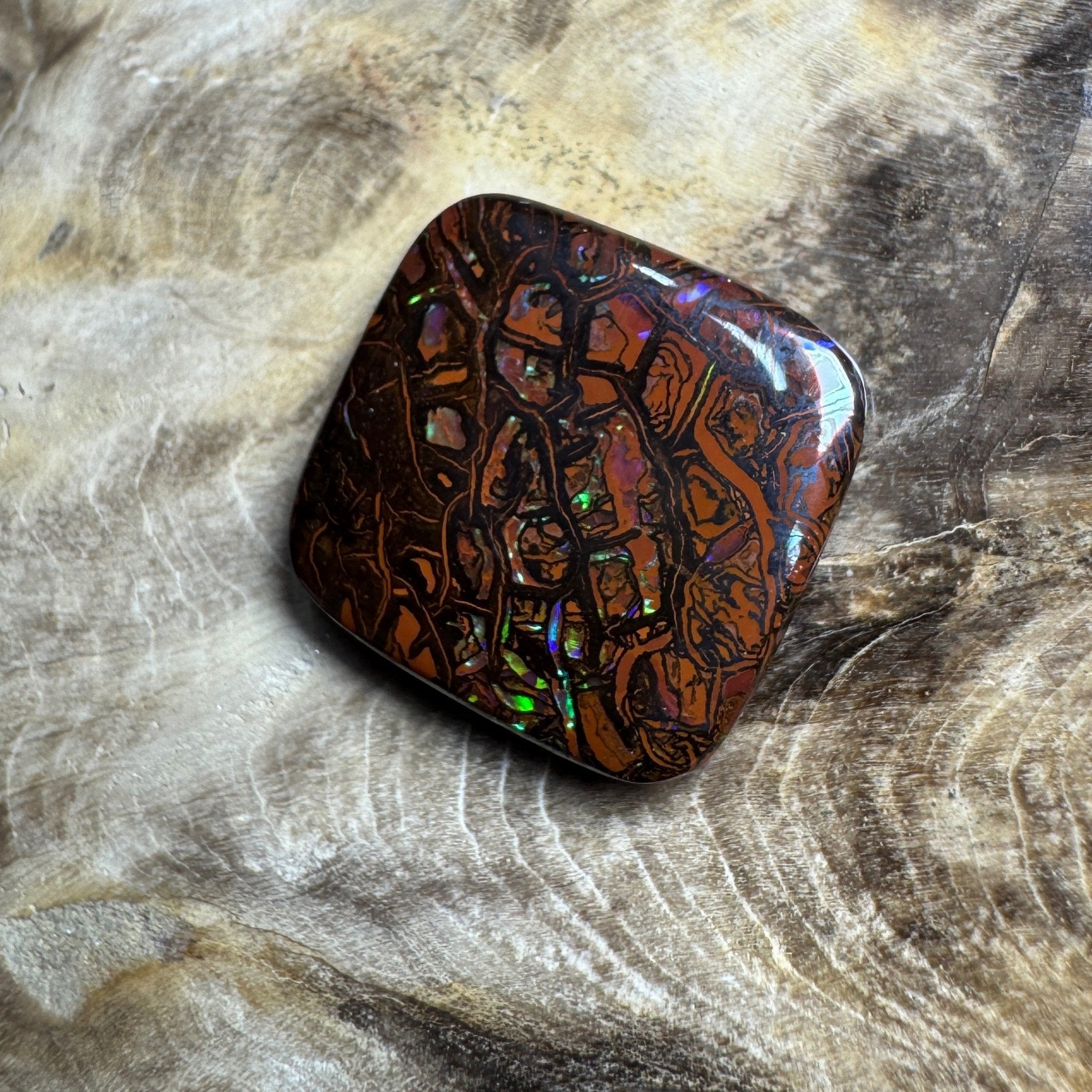 11ct Hand - cut Queensland Boulder Opal