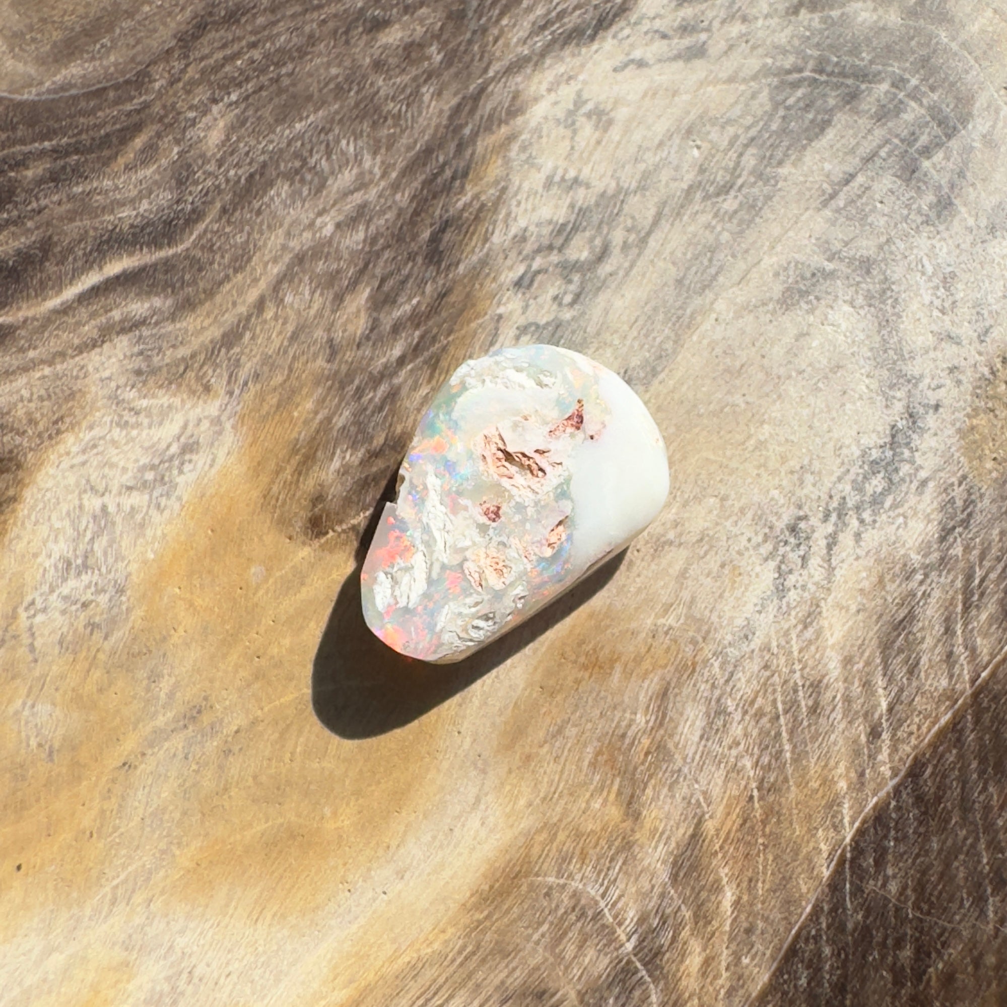 1.1ct Hand - cut Solid Lightning Ridge Opal