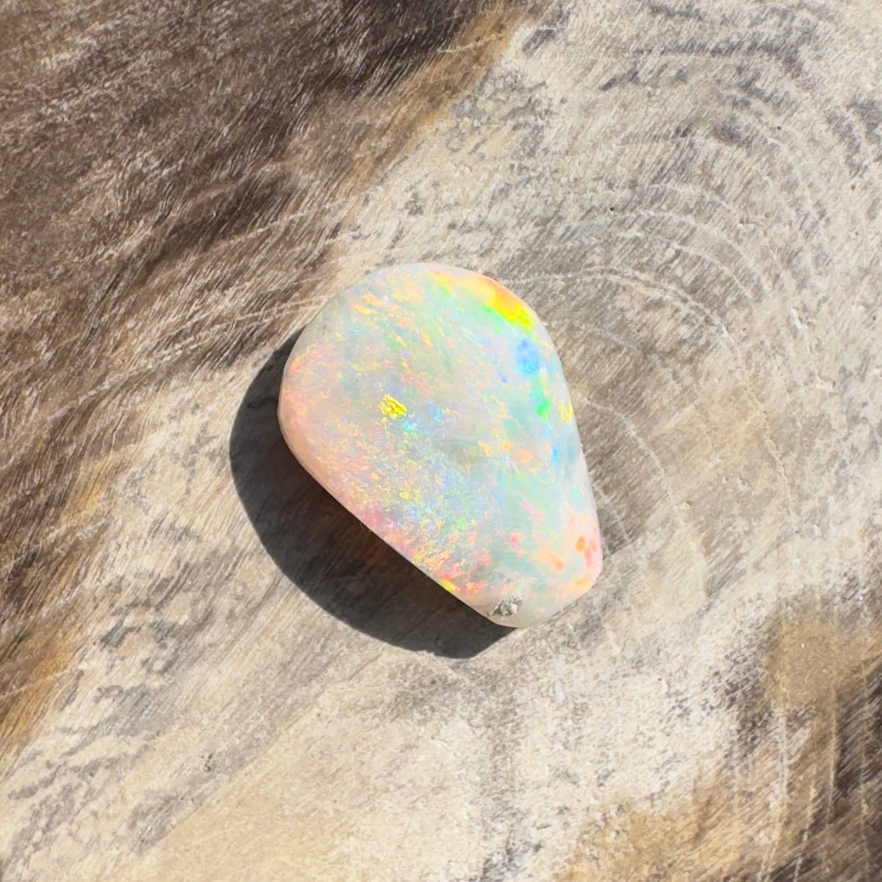 1.1ct Hand - cut Solid Lightning Ridge Opal