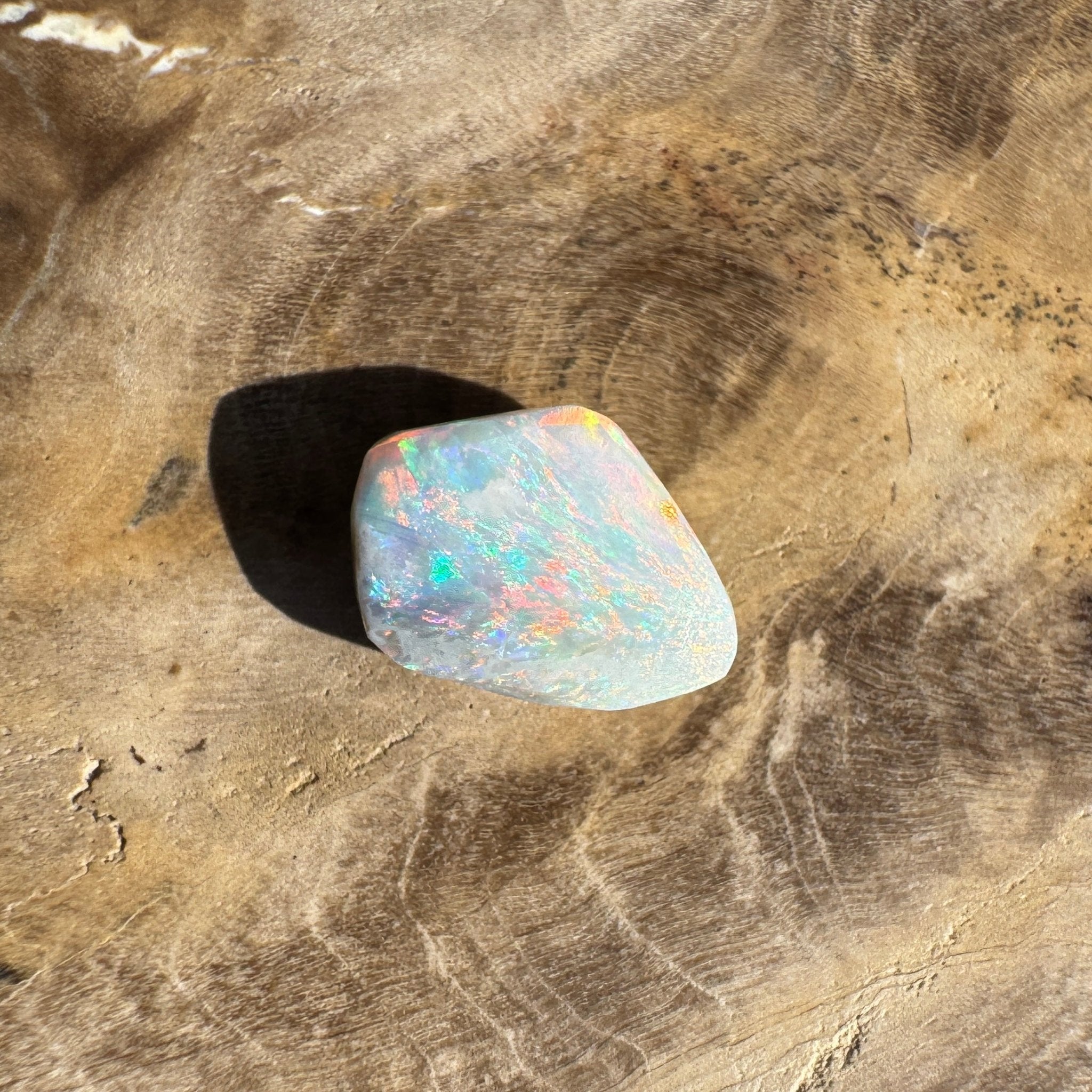 1.1ct Hand - cut Solid Lightning Ridge Opal