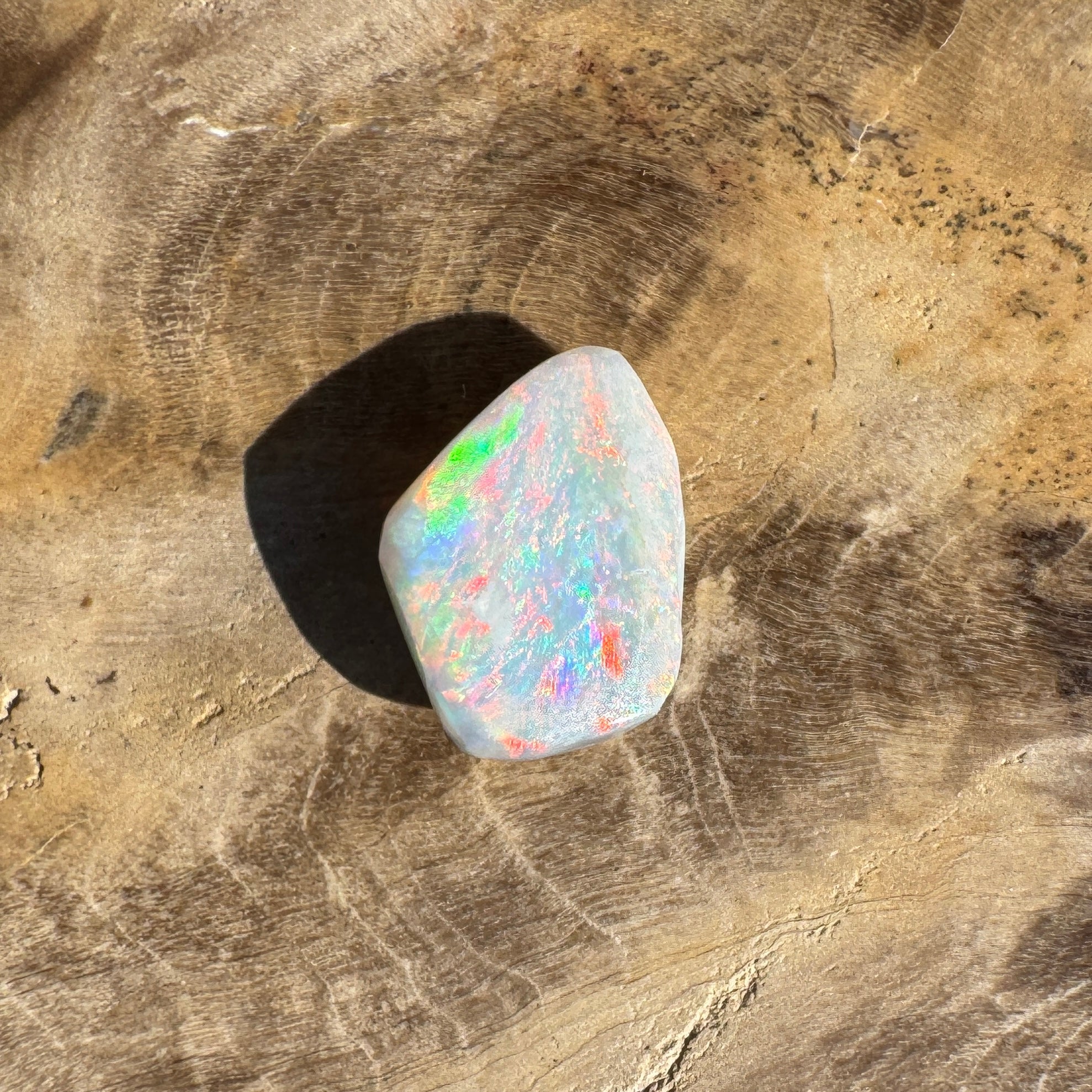 1.1ct Hand - cut Solid Lightning Ridge Opal