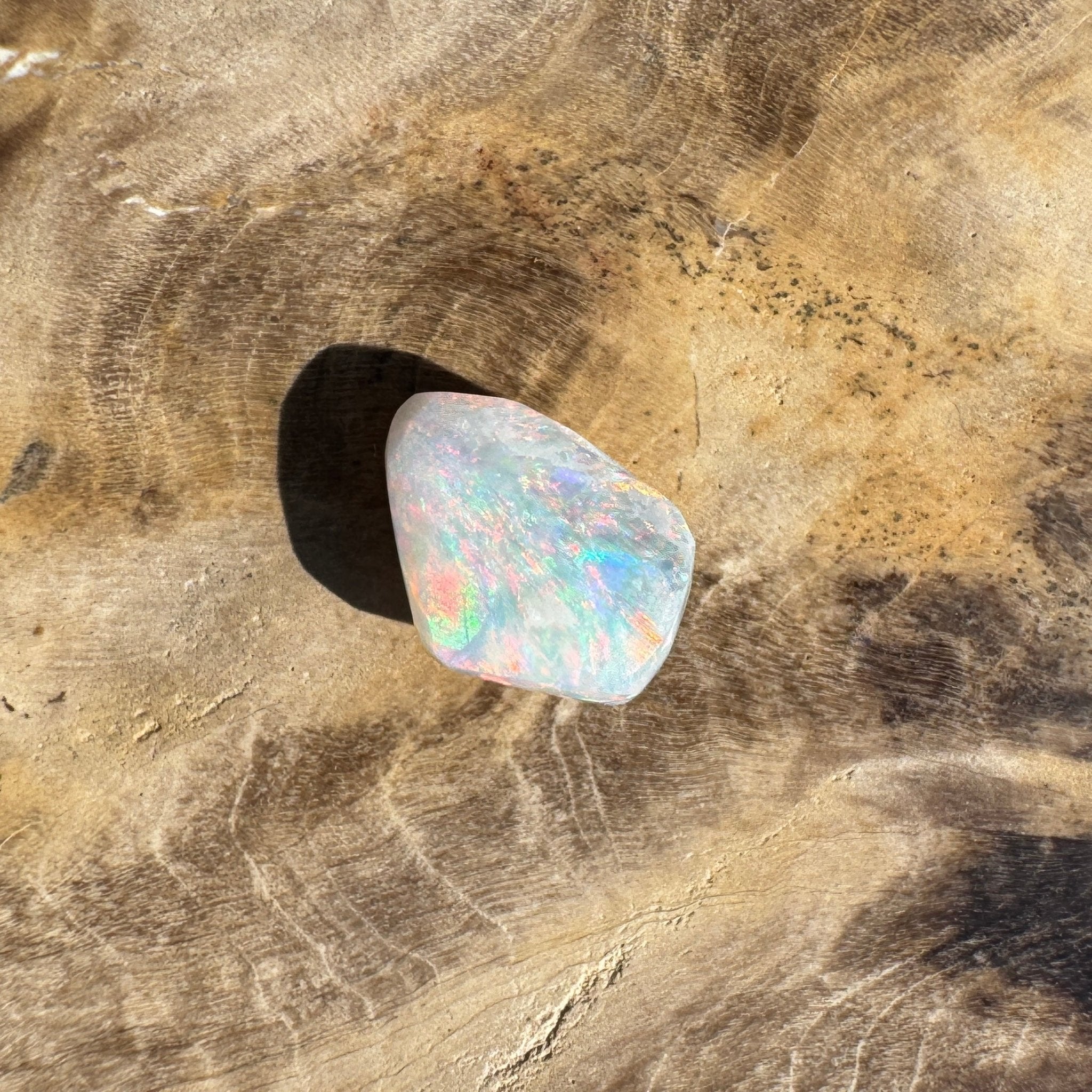 1.1ct Hand - cut Solid Lightning Ridge Opal