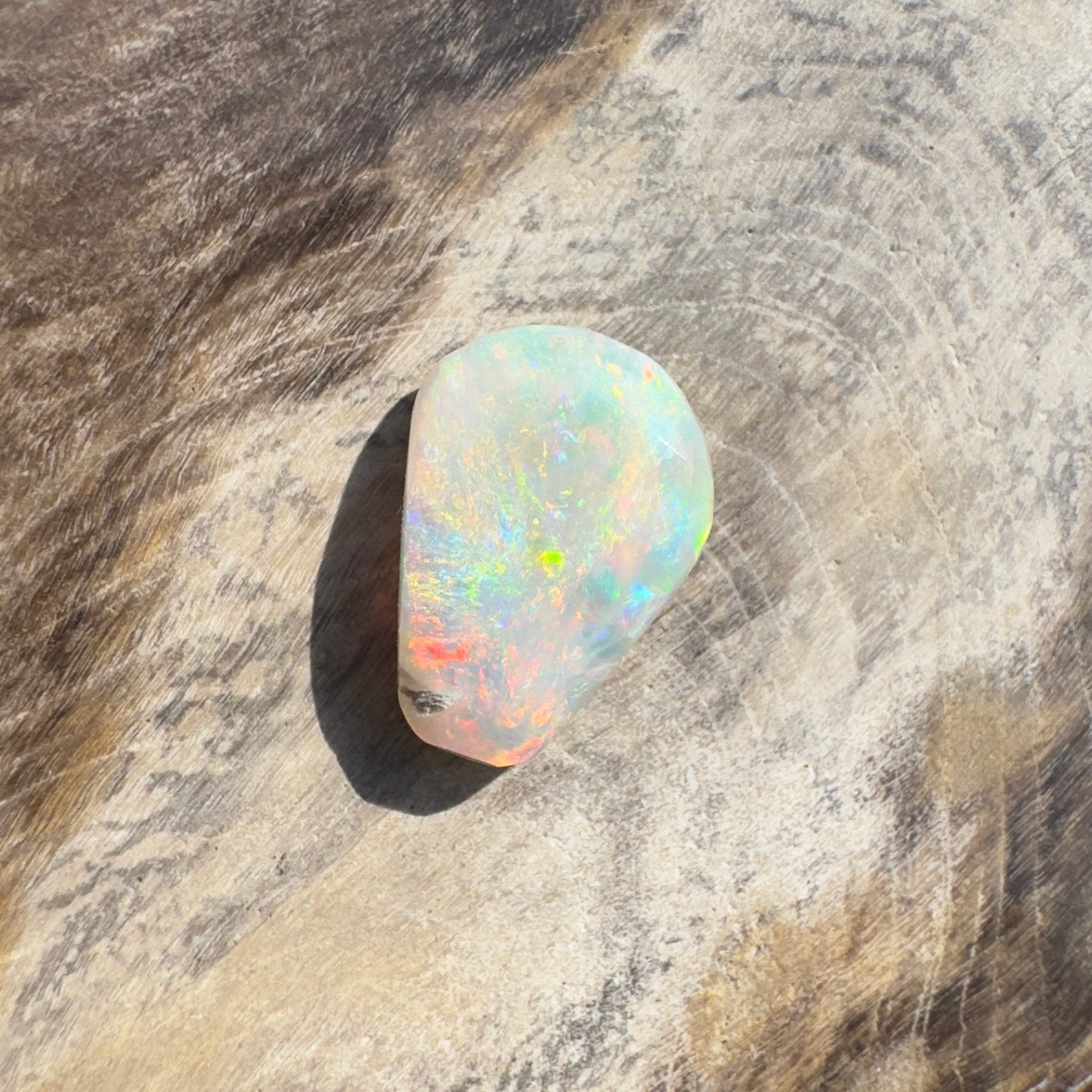 1.1ct Hand - cut Solid Lightning Ridge Opal