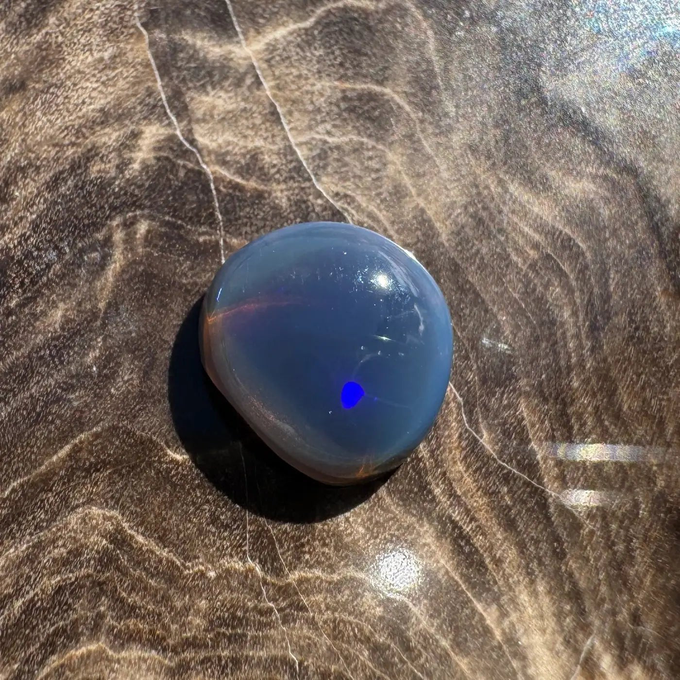 1.1ct Hand - Cut Solid Lightning Ridge Opal