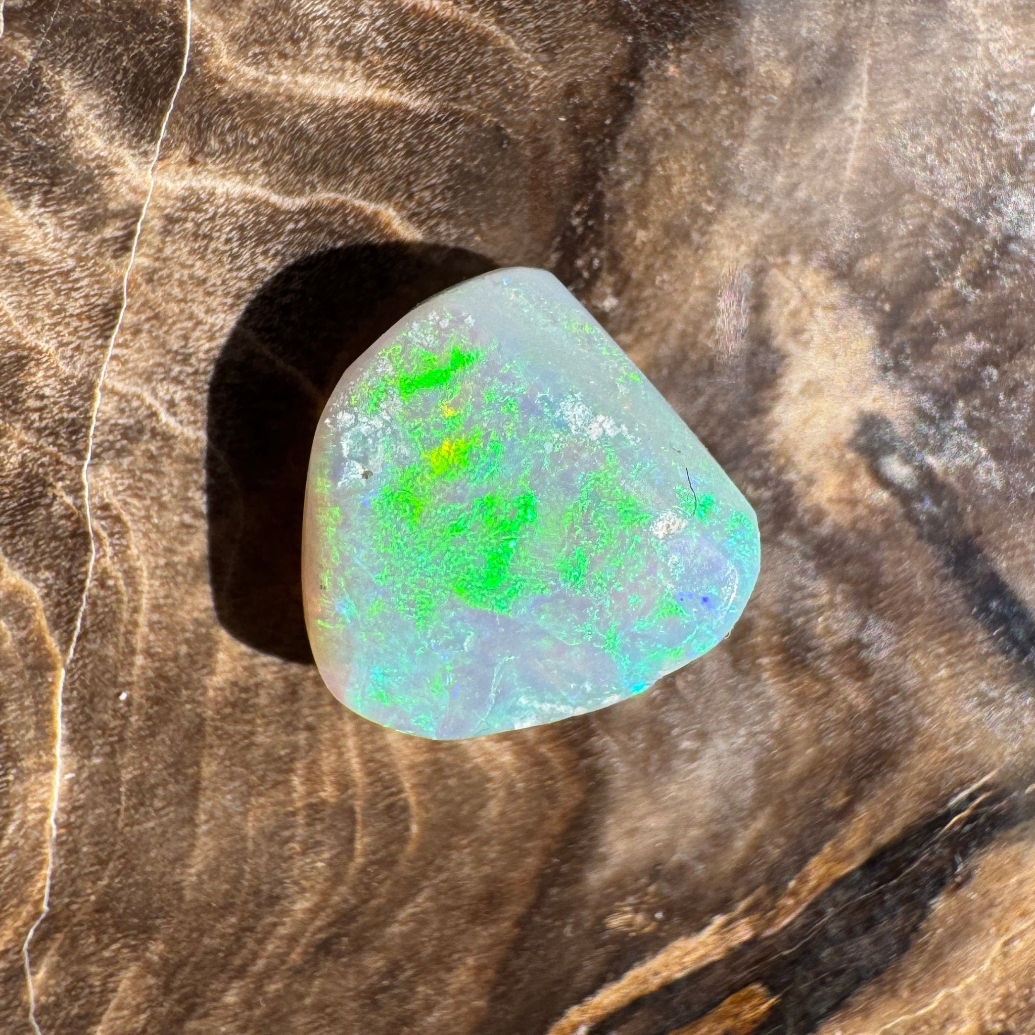 1.1ct Lightning Ridge Freeform Opal | Solid Australian Opal | Hand-Cut