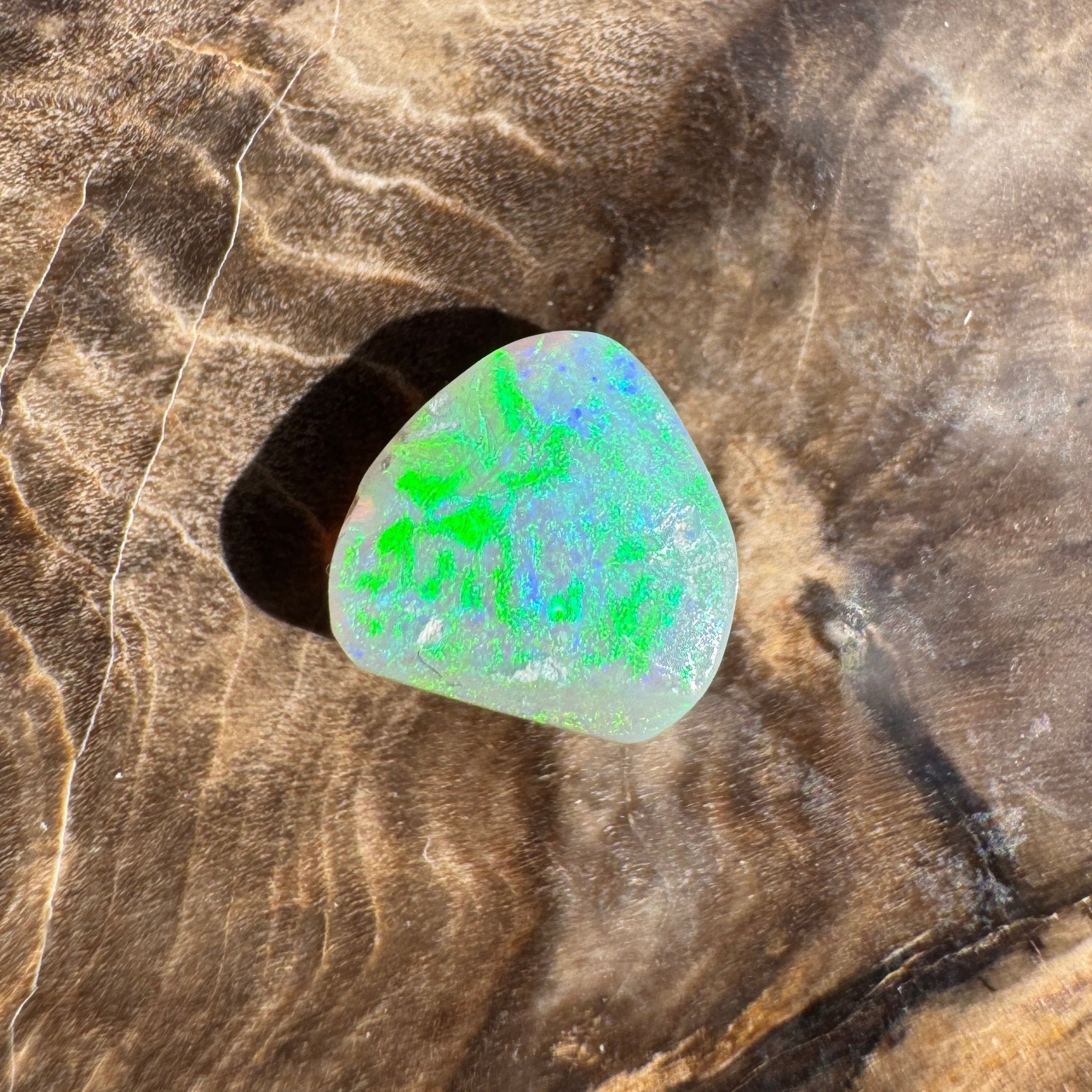 1.1ct Lightning Ridge Freeform Opal | Solid Australian Opal | Hand-Cut