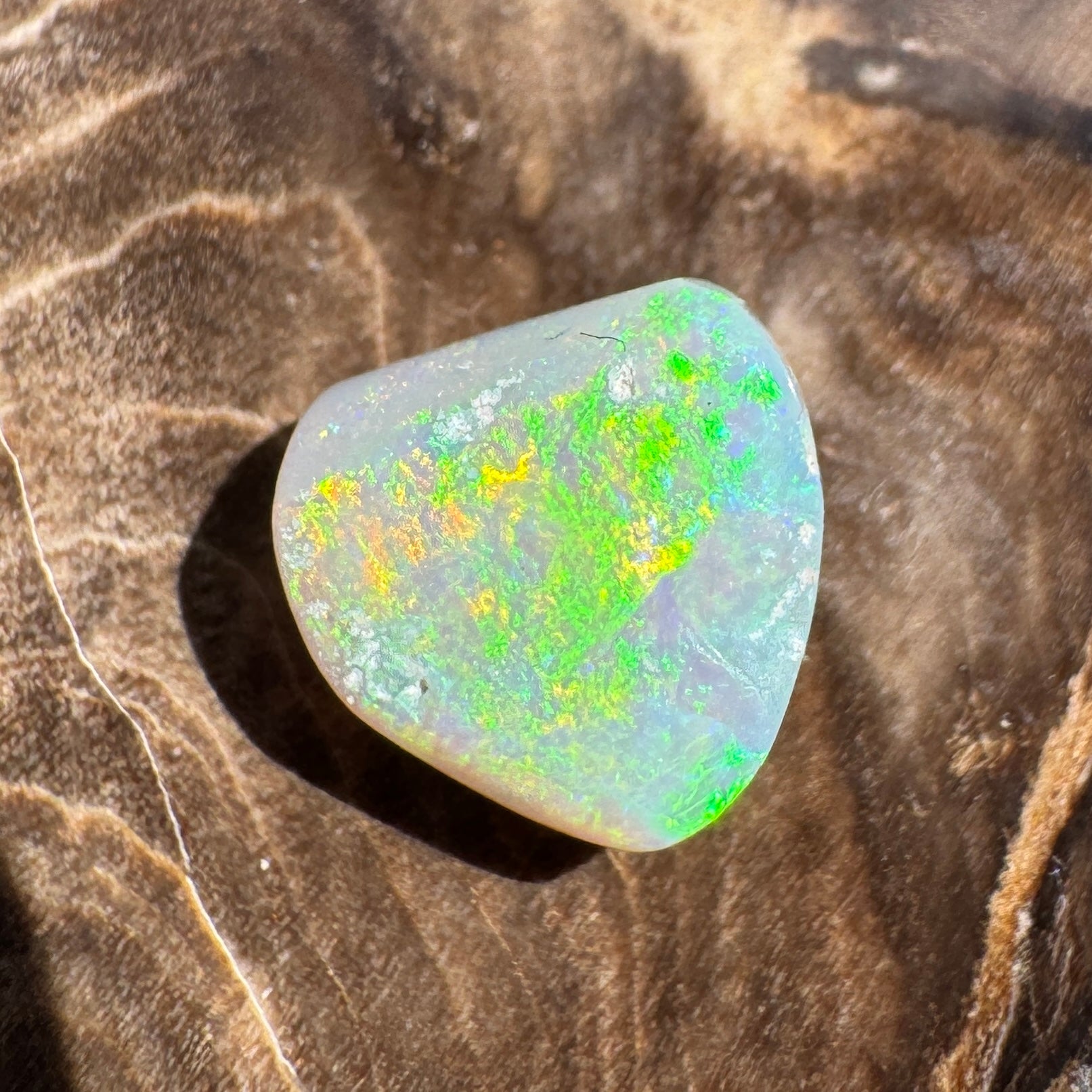 1.1ct Lightning Ridge Freeform Opal | Solid Australian Opal | Hand-Cut