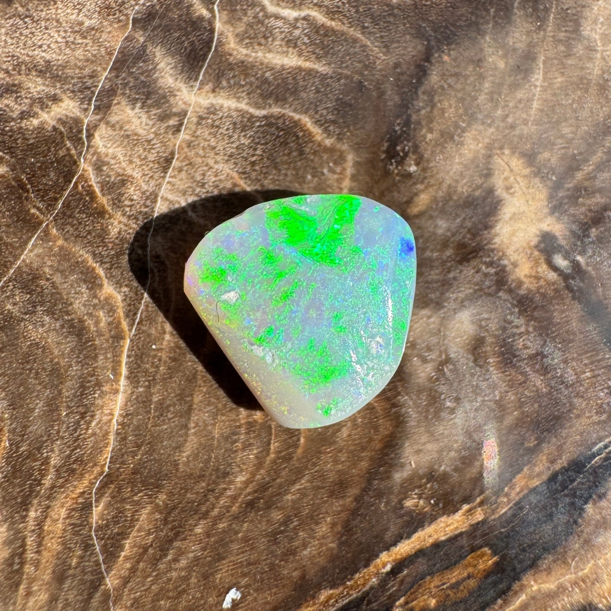 1.1ct Lightning Ridge Freeform Opal | Solid Australian Opal | Hand-Cut