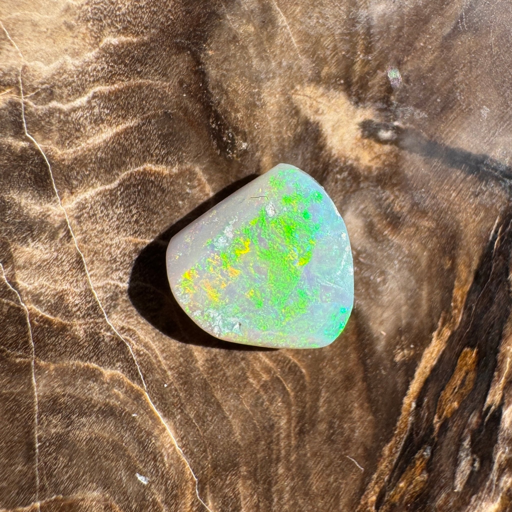1.1ct Lightning Ridge Freeform Opal | Solid Australian Opal | Hand-Cut