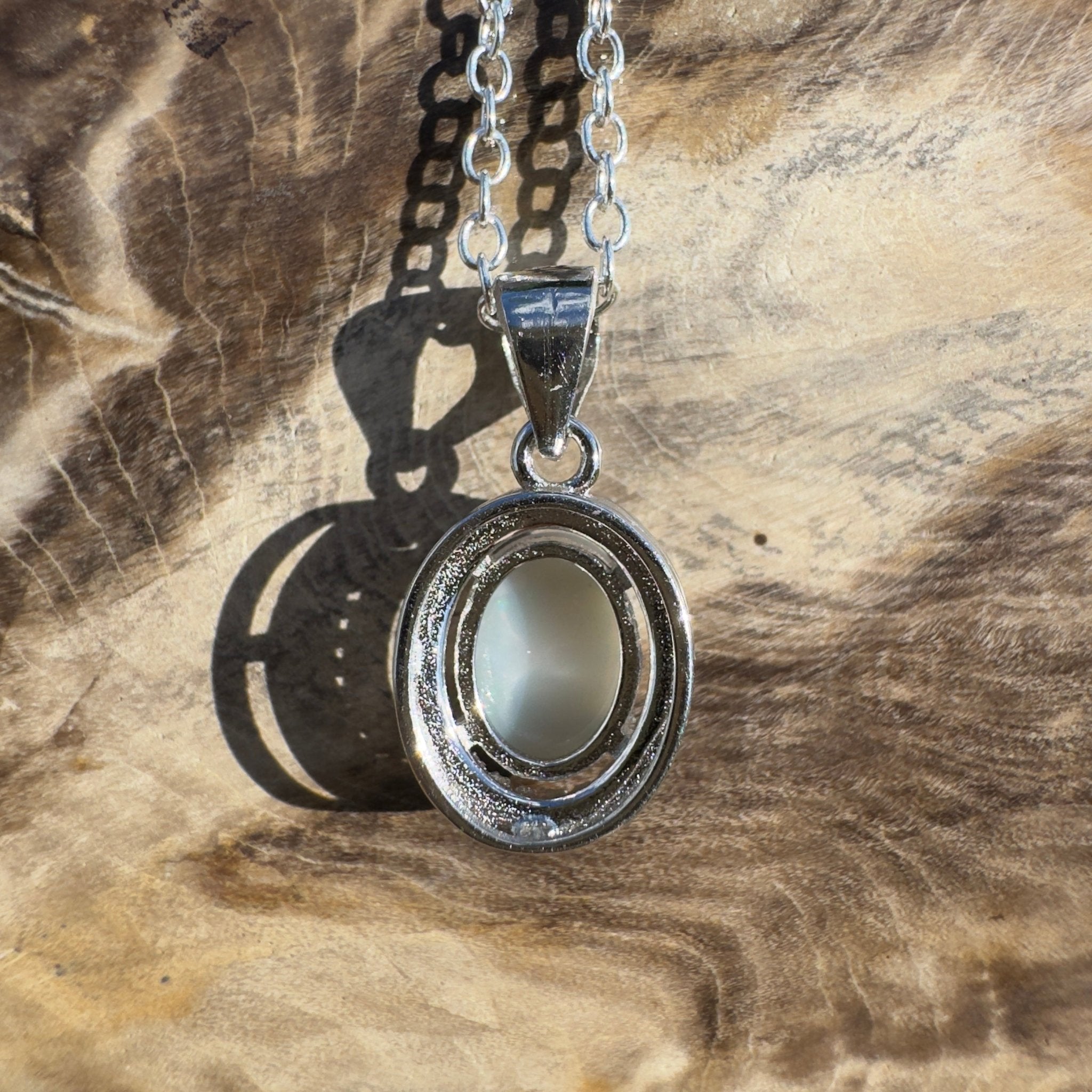 1.1ct Lightning Ridge Opal Pendant Necklace ~ 'Merimbula Swell' | 925 Sterling Silver | Solid Australian Opal