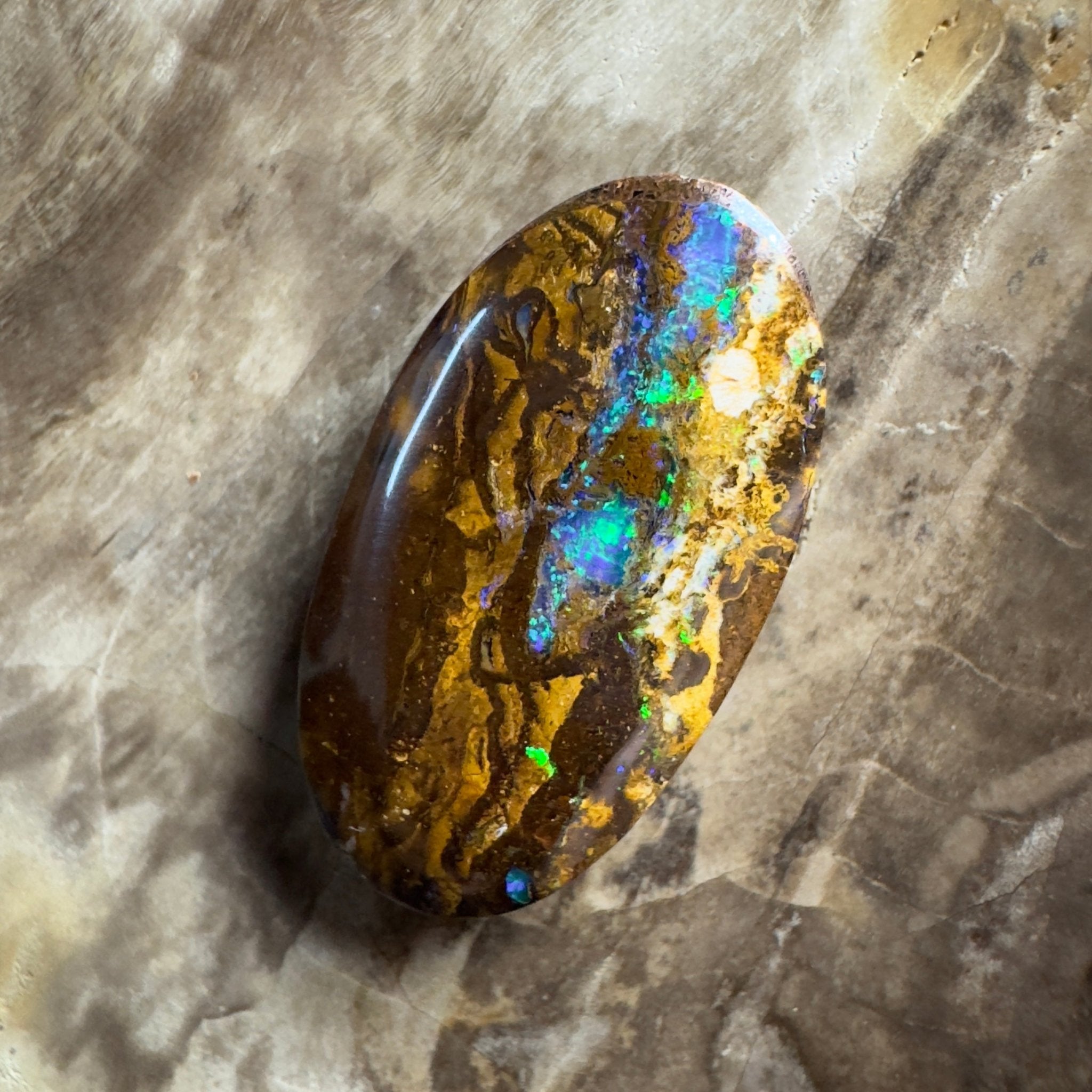 12.1ct Solid Queensland Boulder Opal 23x12x5