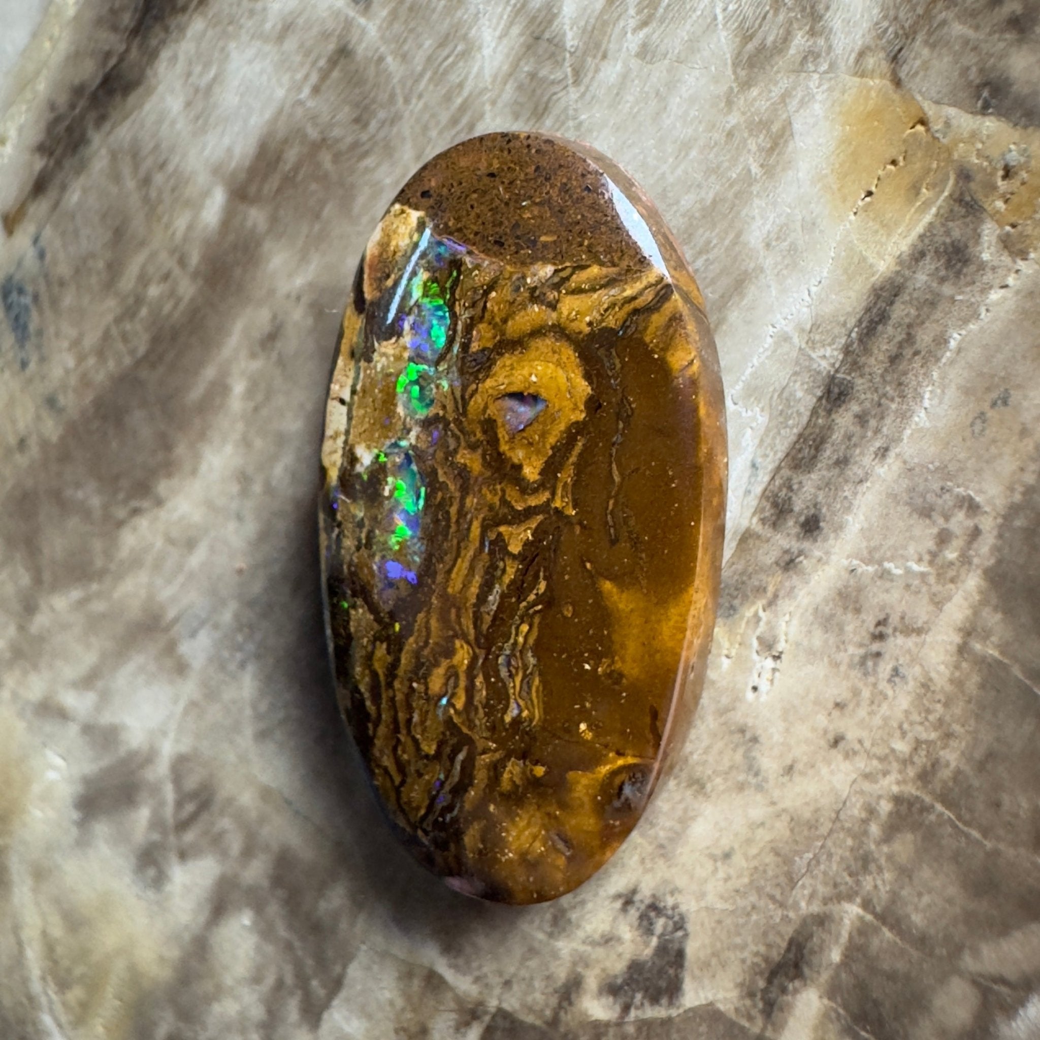12.1ct Solid Queensland Boulder Opal 23x12x5