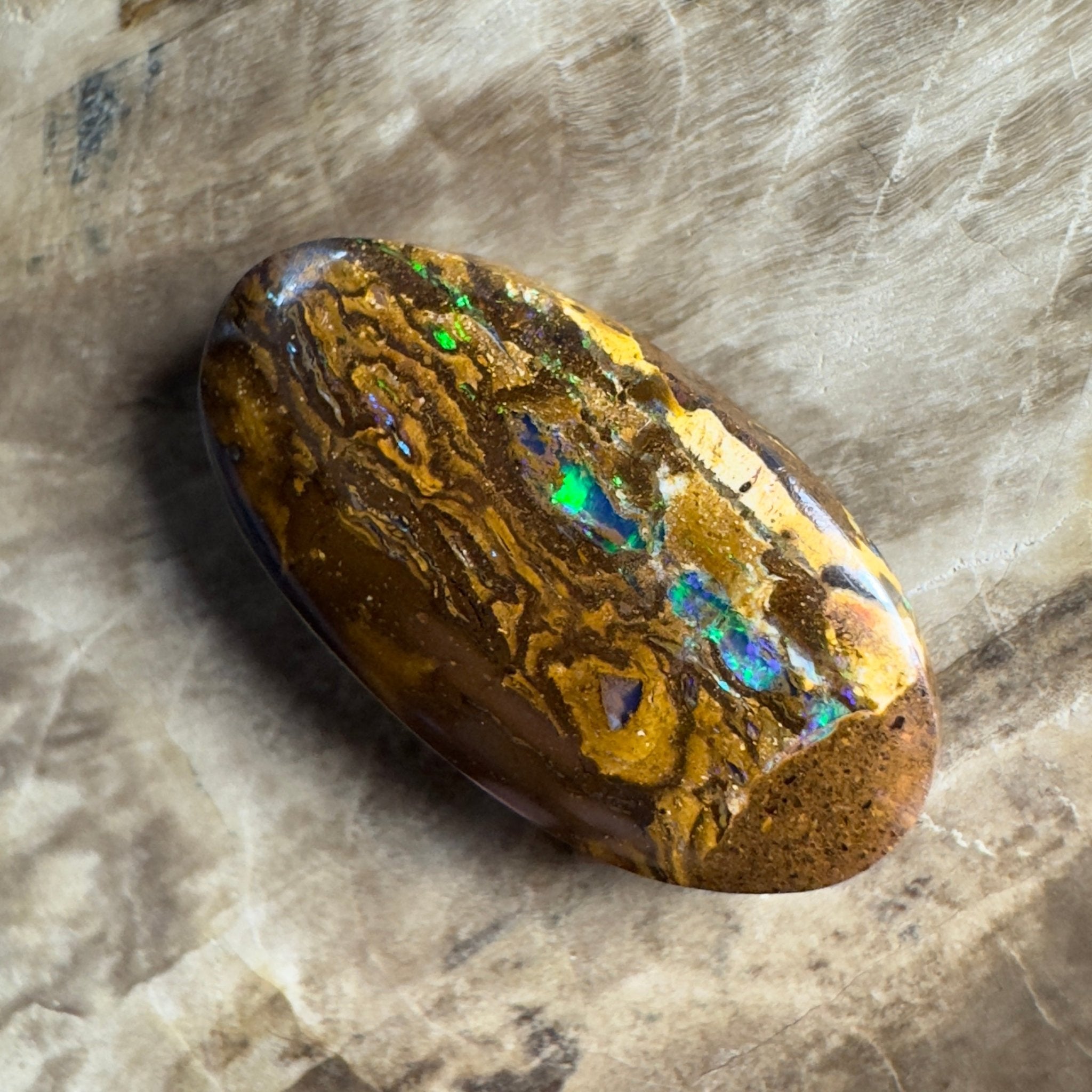 12.1ct Solid Queensland Boulder Opal 23x12x5