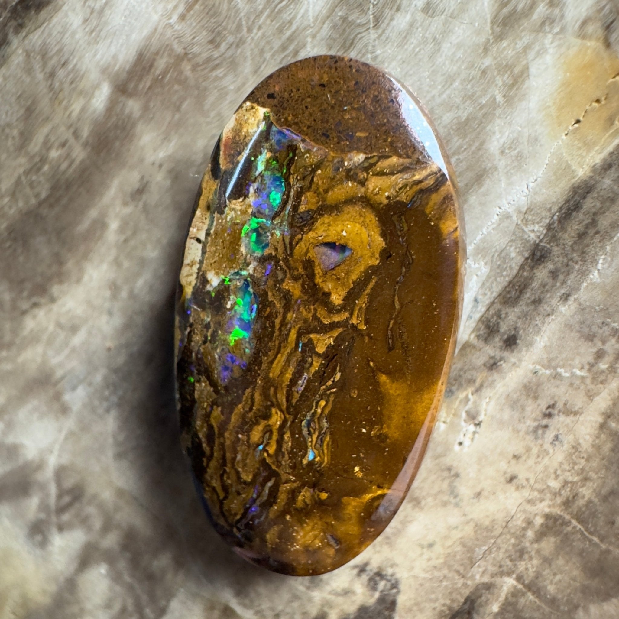 12.1ct Solid Queensland Boulder Opal 23x12x5