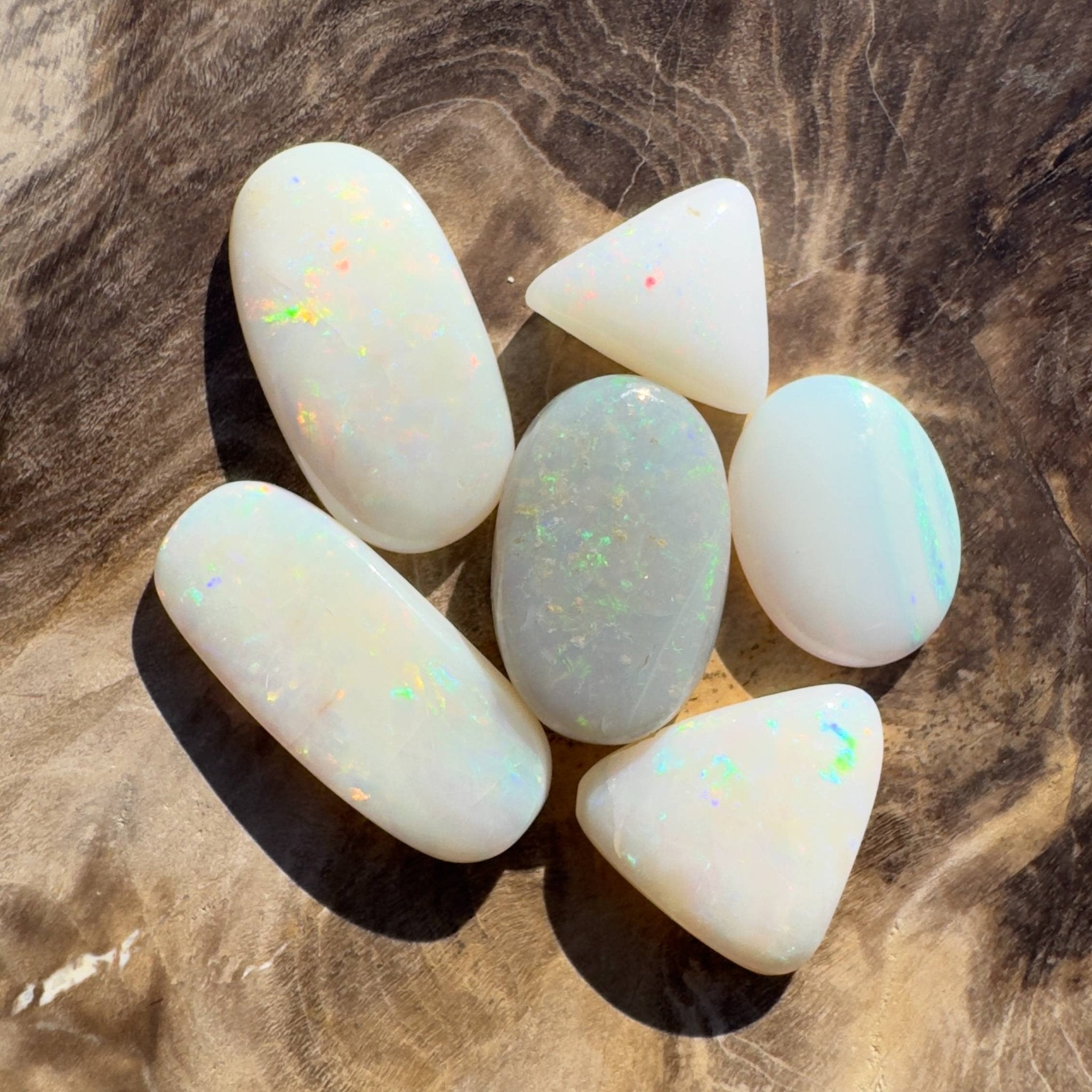 12.7ct Hand - cut Solid Coober Pedy Opal (2657 - 2667)