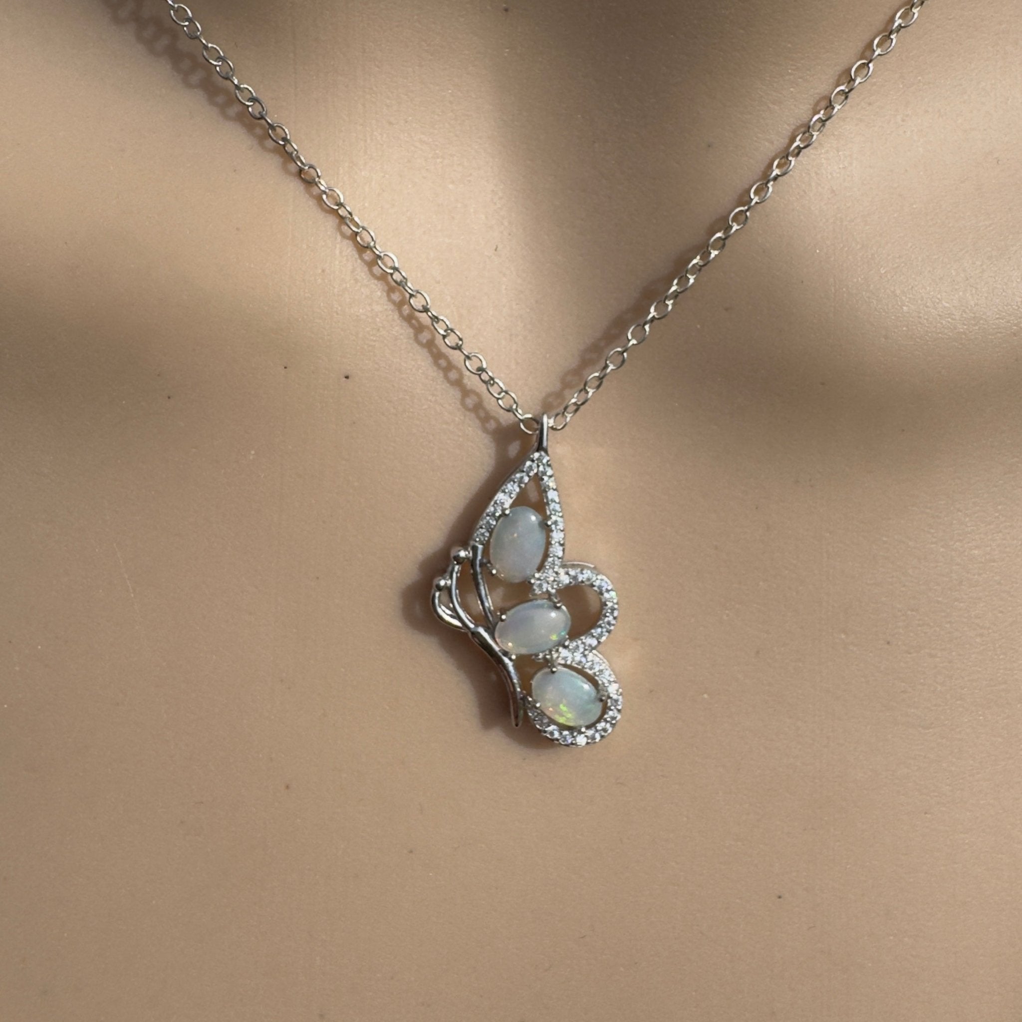 1.2ct Coober Pedy Opal Pendant Necklace ~ 'Lord Howe Island Driftwing' | 925 Sterling Silver | Solid Australian Opal