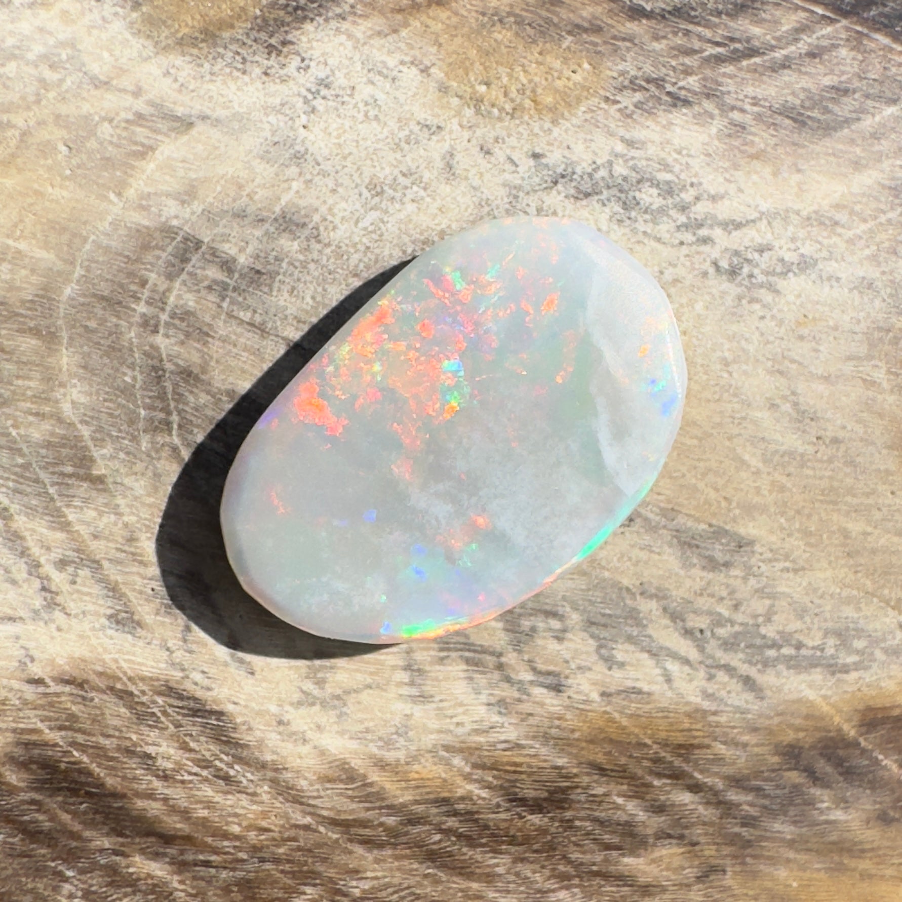 1.2ct Hand - cut Solid Lightning Ridge Opal