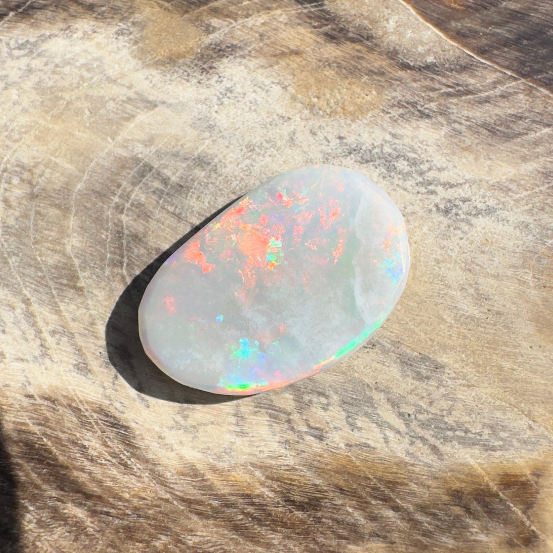 1.2ct Hand - cut Solid Lightning Ridge Opal