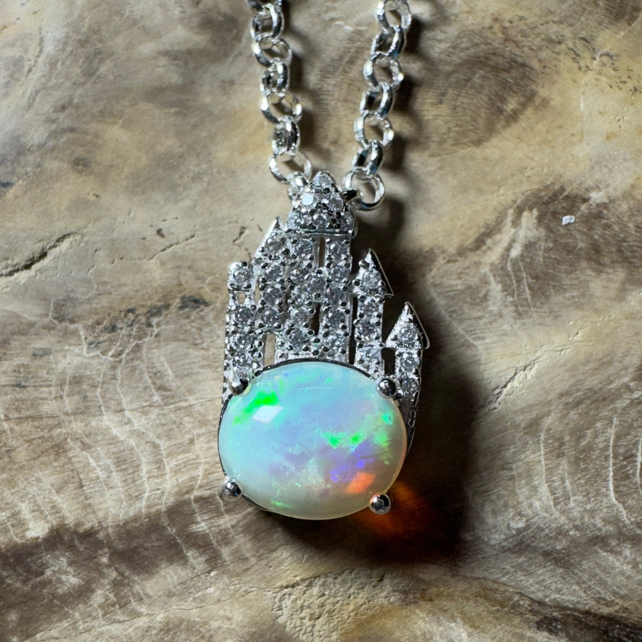 1.2ct Lightning Ridge Opal Pendant Necklace ~ 'The Umina Beach Beauty' | 925 Sterling Silver | Solid Australian Opal