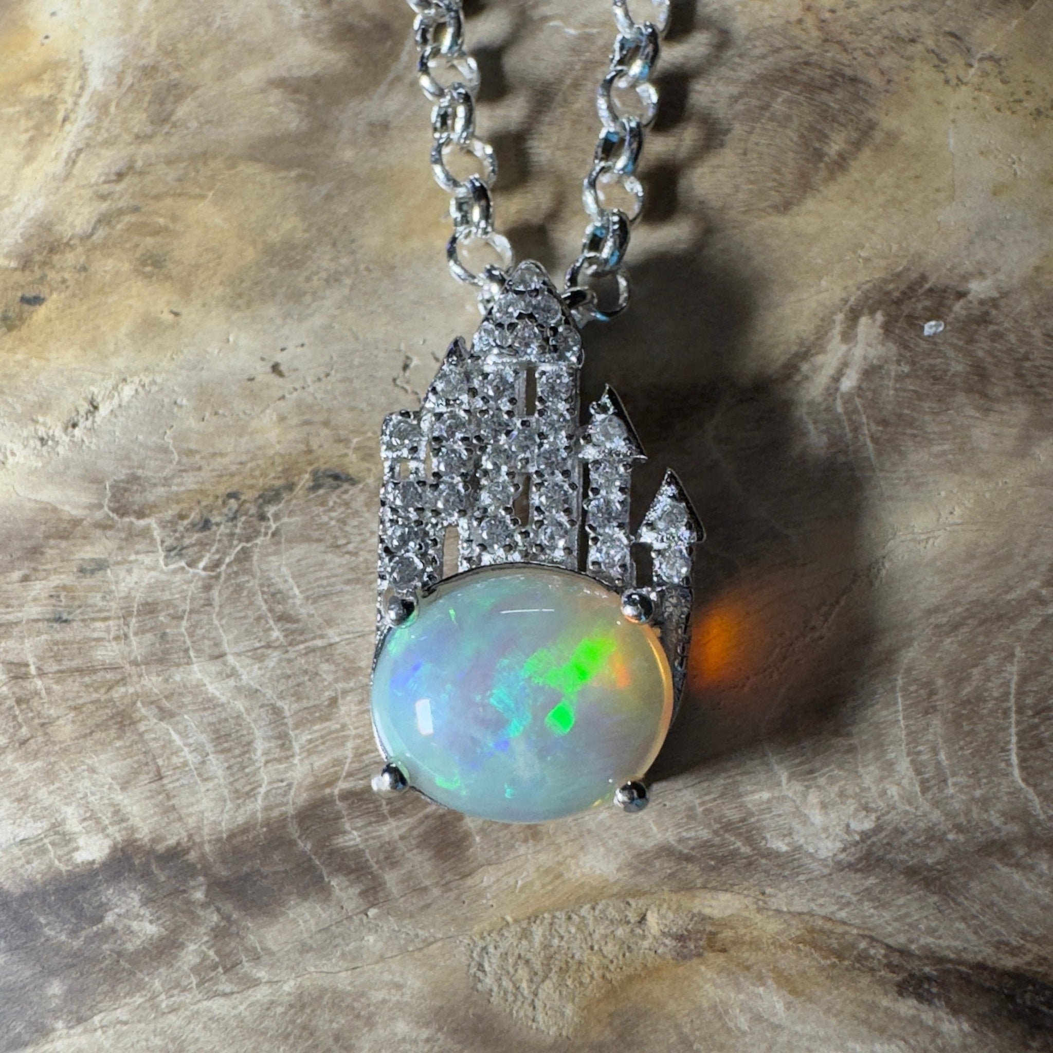 1.2ct Lightning Ridge Opal Pendant Necklace ~ 'The Umina Beach Beauty' | 925 Sterling Silver | Solid Australian Opal