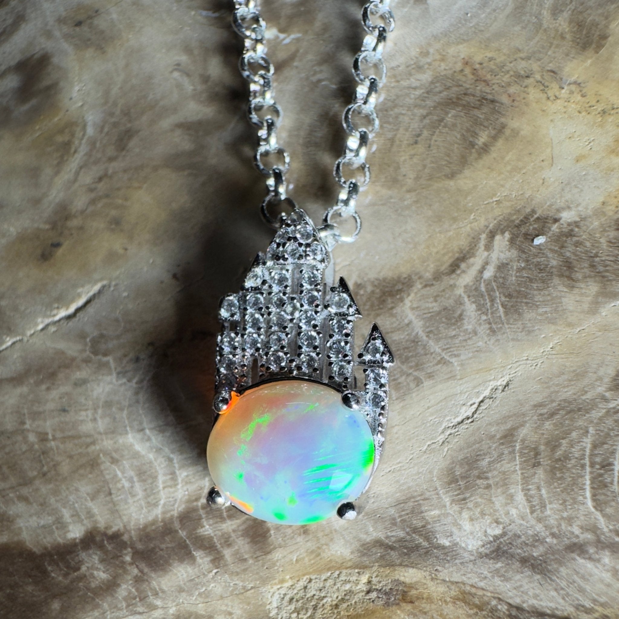 1.2ct Lightning Ridge Opal Pendant Necklace ~ 'The Umina Beach Beauty' | 925 Sterling Silver | Solid Australian Opal