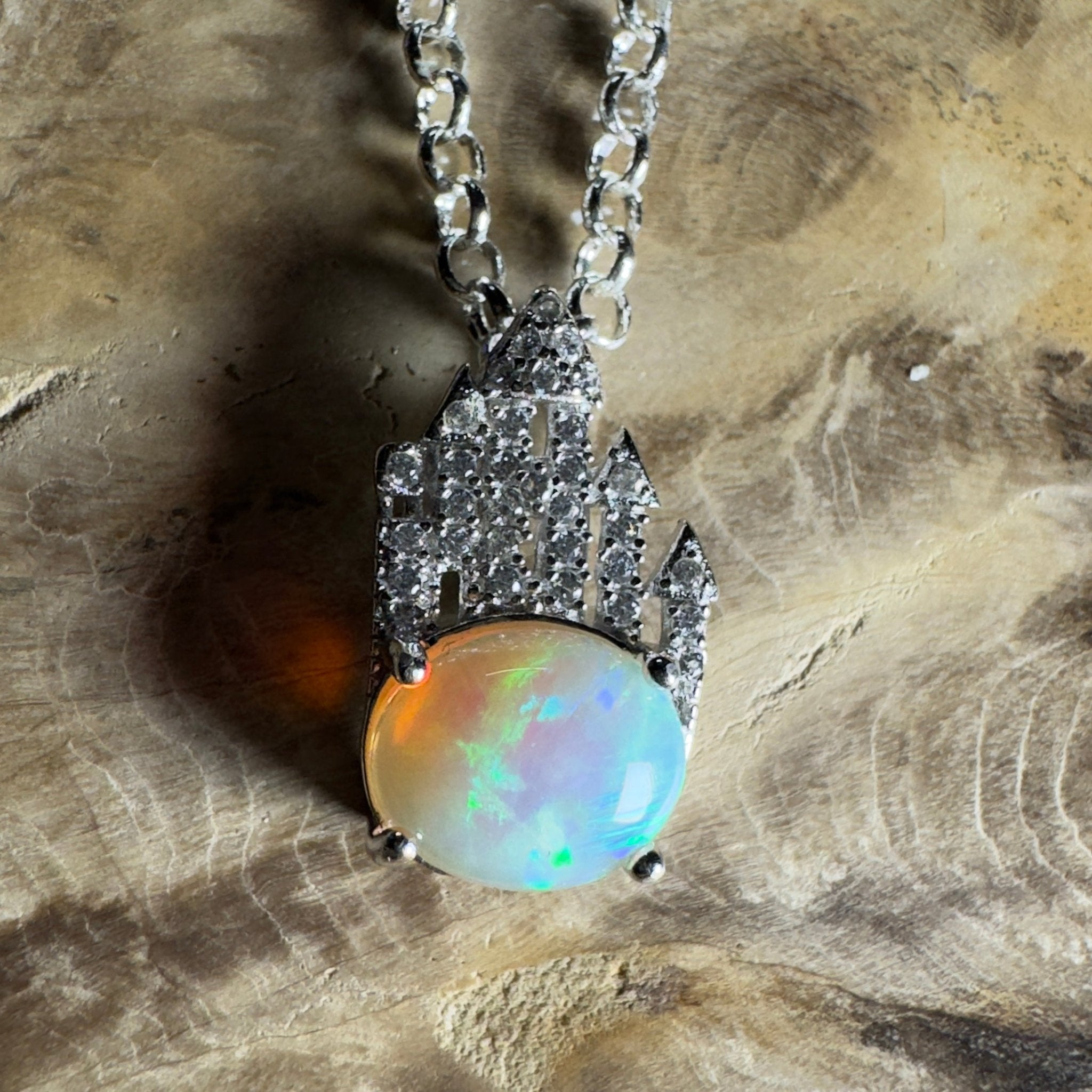 1.2ct Lightning Ridge Opal Pendant Necklace ~ 'The Umina Beach Beauty' | 925 Sterling Silver | Solid Australian Opal