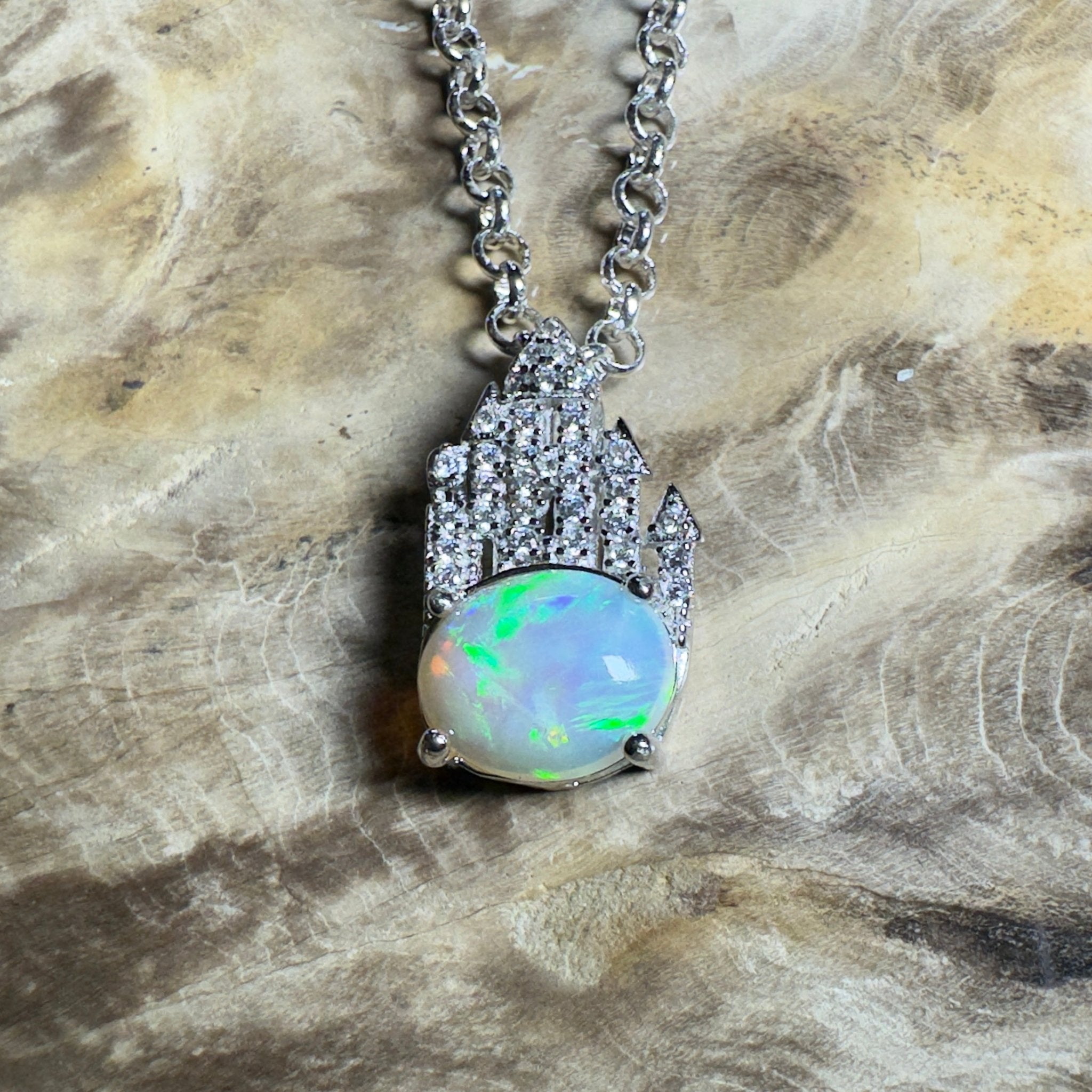 1.2ct Lightning Ridge Opal Pendant Necklace ~ 'The Umina Beach Beauty' | 925 Sterling Silver | Solid Australian Opal