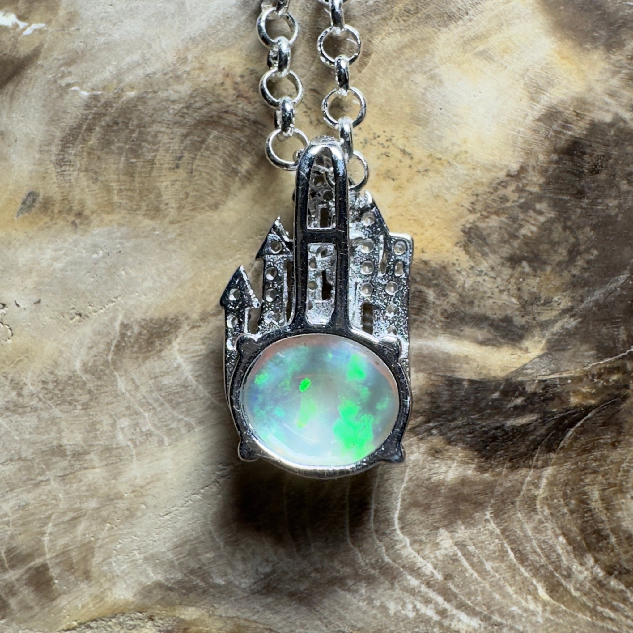 1.2ct Lightning Ridge Opal Pendant Necklace ~ 'The Umina Beach Beauty' | 925 Sterling Silver | Solid Australian Opal