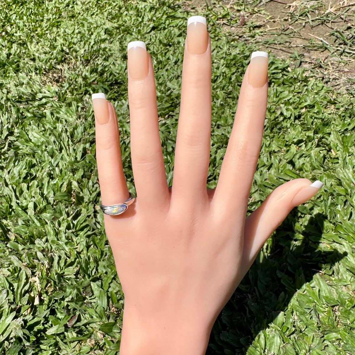 1.2ct Lightning Ridge Opal Ring ~ 'Lucky Bay Rainbow' | 925 Sterling Silver | Solid Australian Opal